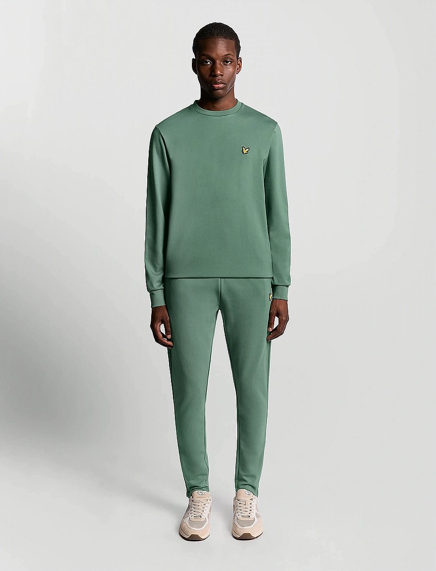 Lyle & Scott Sport - Crew Neck Fly Fleece - dressipluusid - x858 silver pine - 4