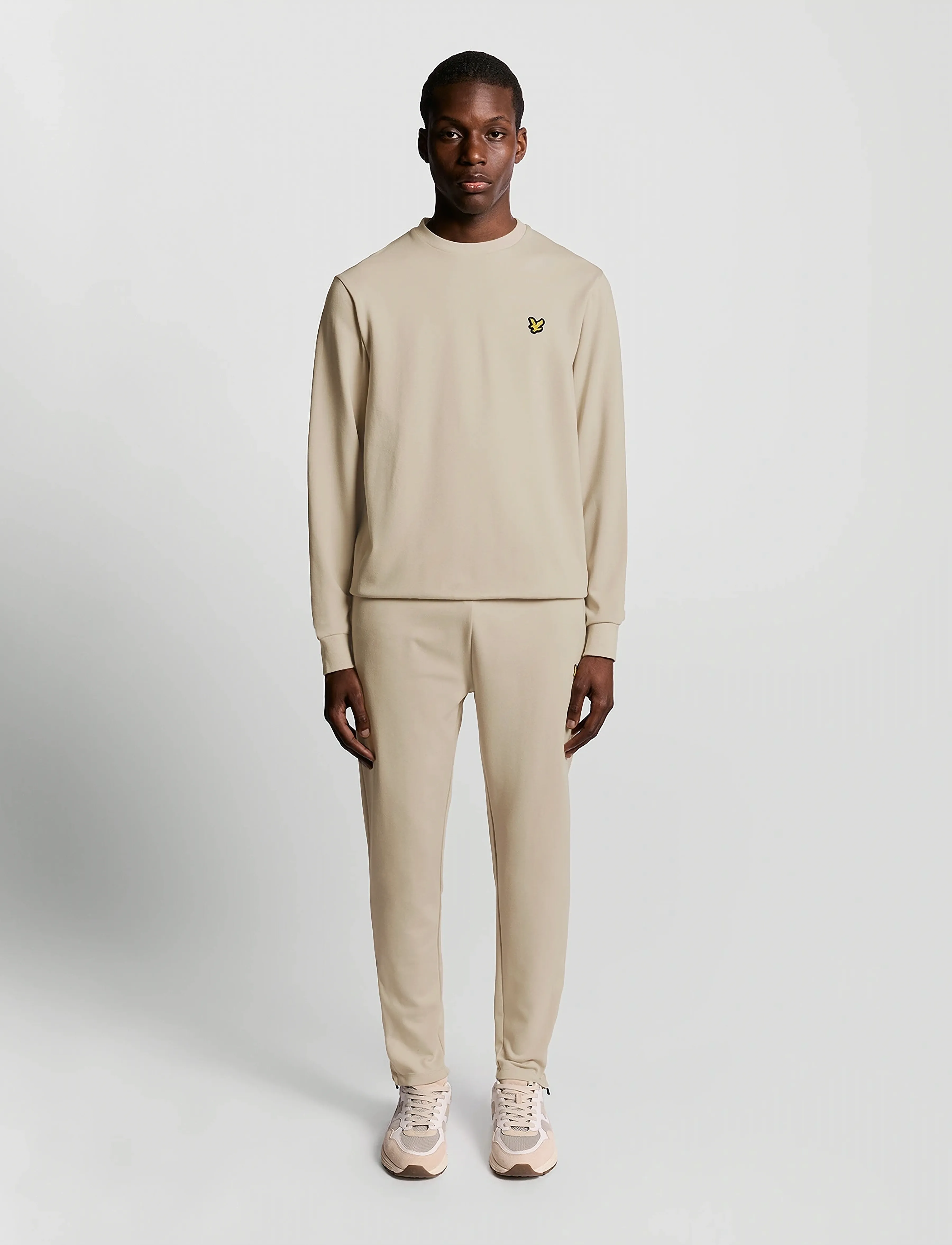 Lyle & Scott Sport - Crew Neck Fly Fleece - dressipluusid - x924 chateau gray - 4