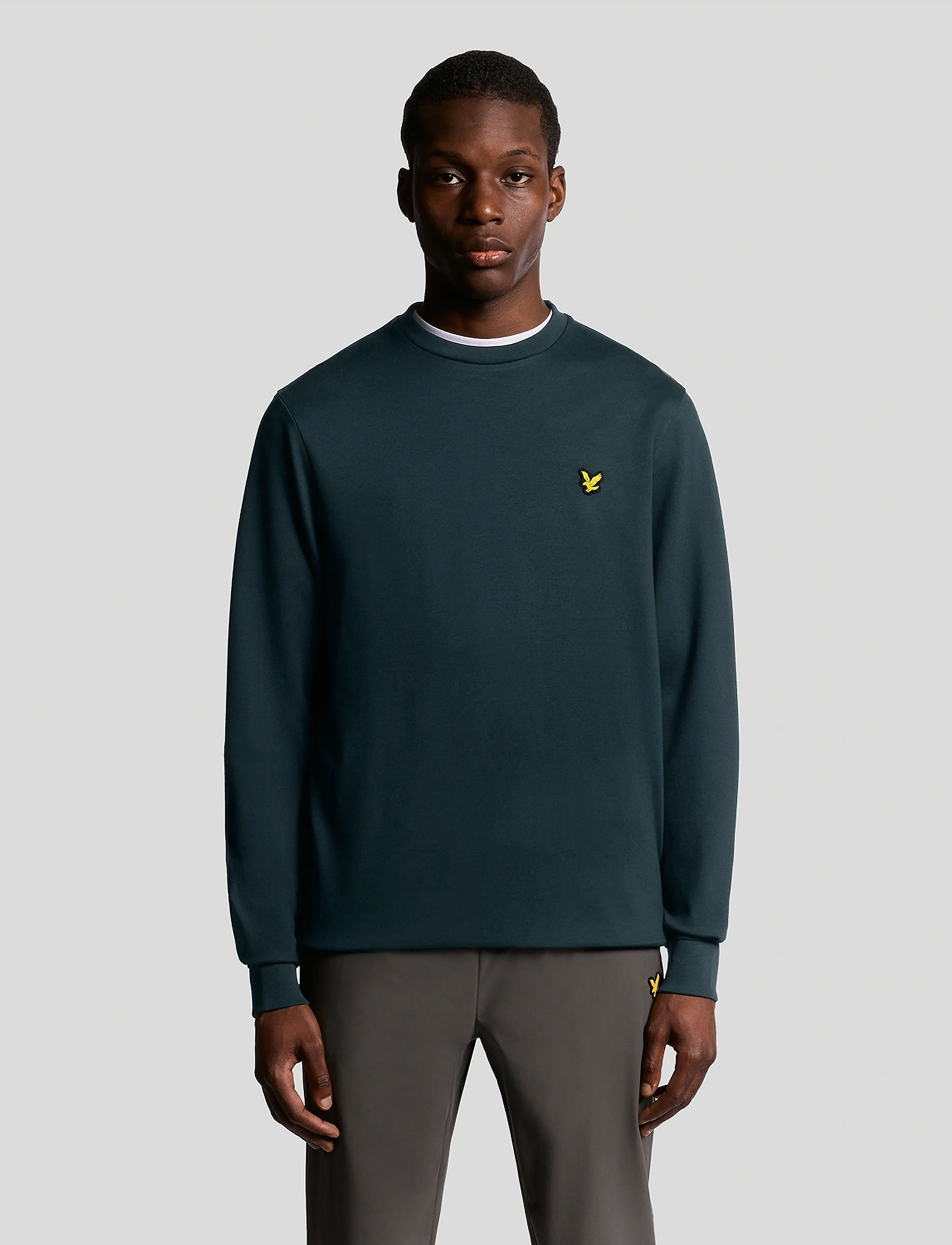 Lyle & Scott Sport Crew Neck Fly Fleece - Kleidung - Z271 DARK NAVY / navy