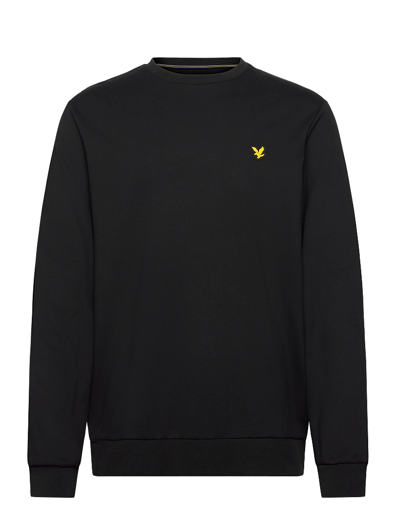 Lyle & Scott Sport - Crew Neck Fly Fleece - sweatshirts - z865 jet black - 1