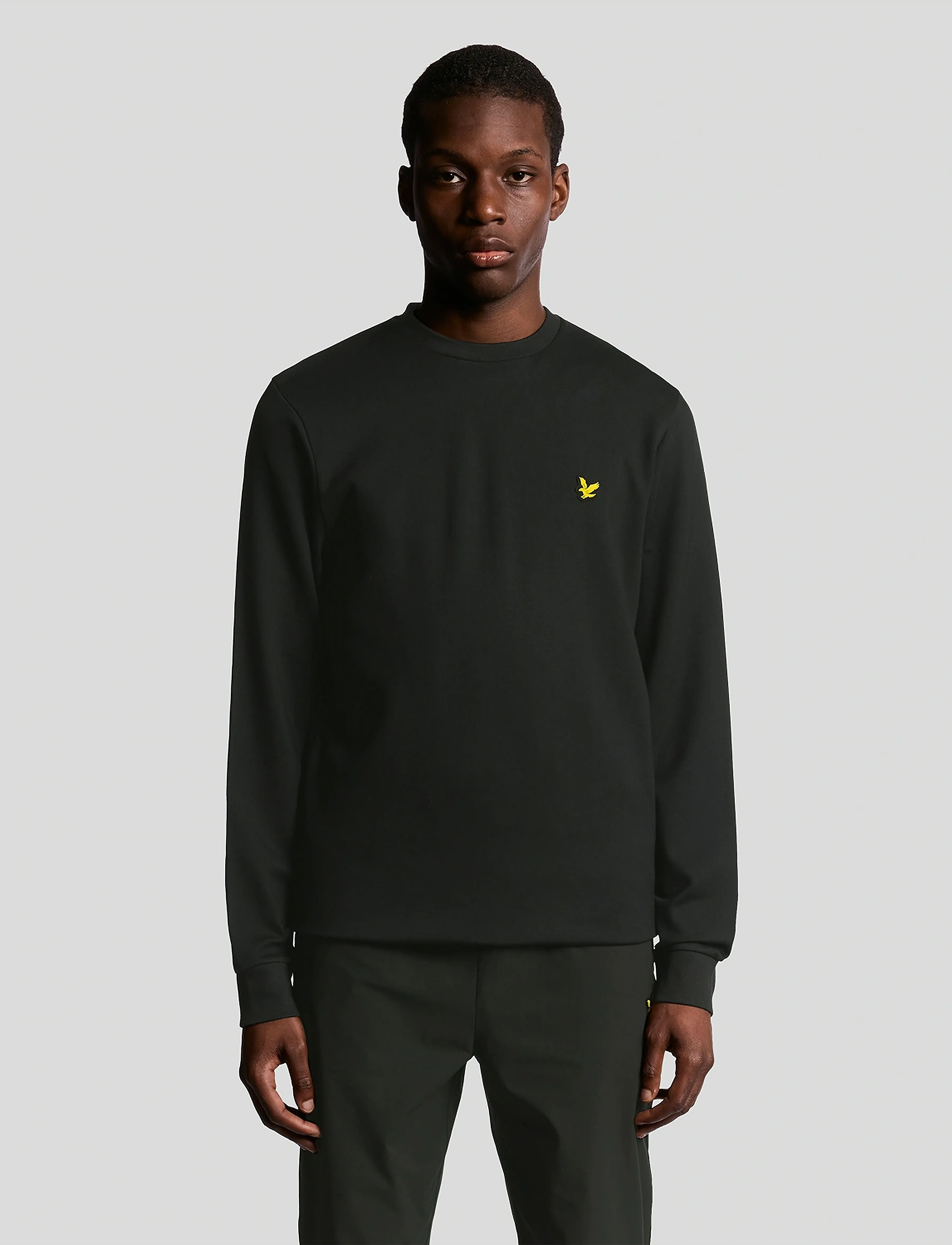 Lyle & Scott Sport Crew Neck Fly Fleece, M, Sweatshirts Hoodies, Schwarz - Sweatshirts, Männerswear
