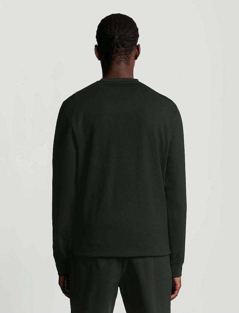 Lyle & Scott Sport - Crew Neck Fly Fleece - sweatshirts - z865 jet black - 3