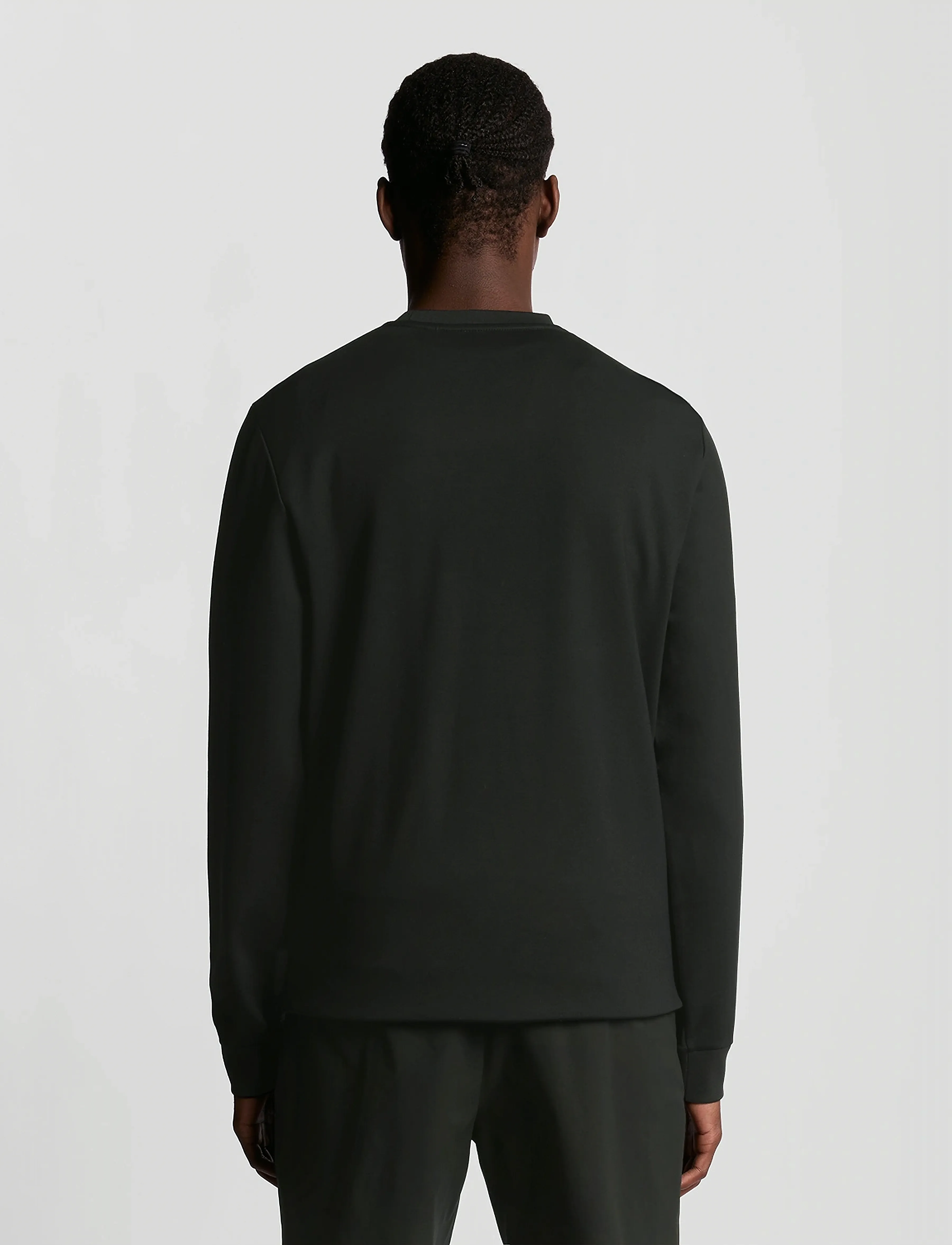 Lyle & Scott Sport - Crew Neck Fly Fleece - džemperiai - z865 jet black - 3