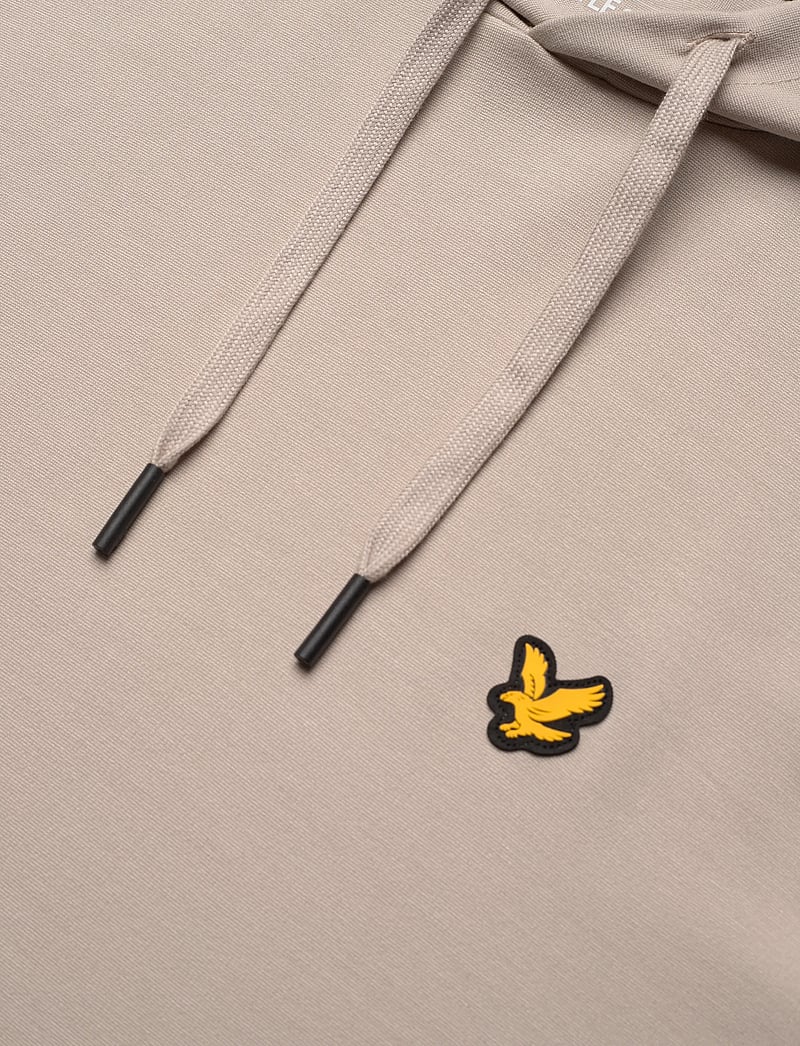 Lyle & Scott Sport - Fly Fleece Hoodie - alussärgid - x924 chateau gray - 2