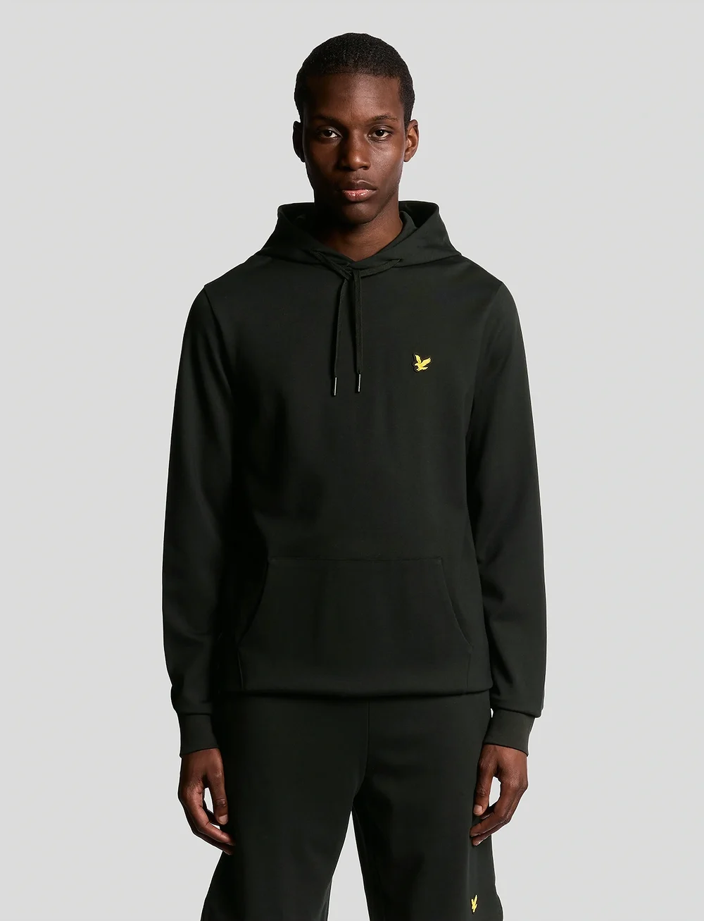 Lyle & Scott Sport - Fly Fleece Hoodie - yläosat - z865 jet black - 0