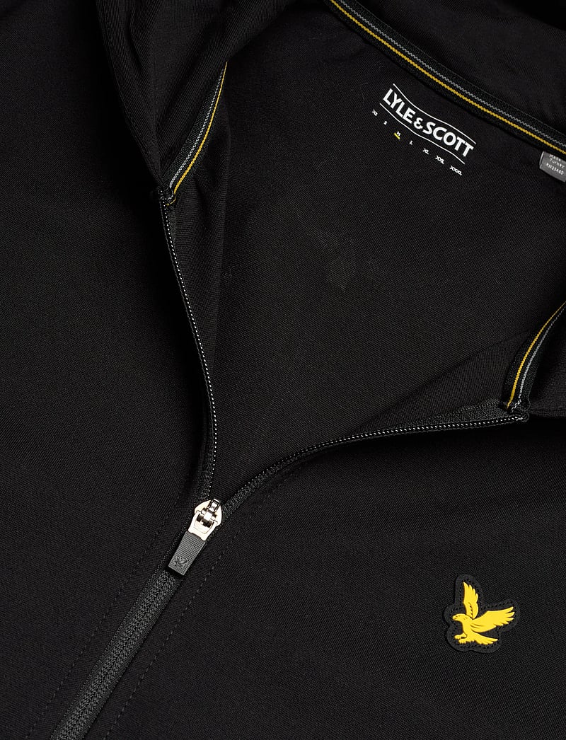 Lyle & Scott Sport - Full Zip Fly Fleece Hoodie - hoodies - z865 jet black - 2