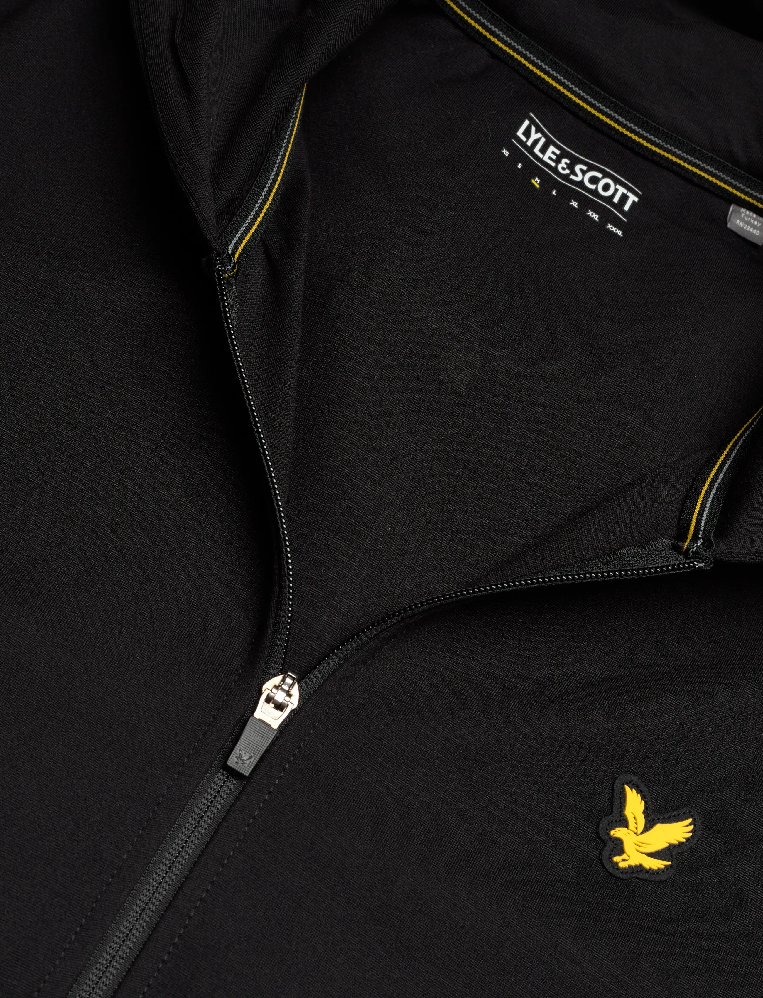 Lyle & Scott Sport - Full Zip Fly Fleece Hoodie - z865 jet black - 2