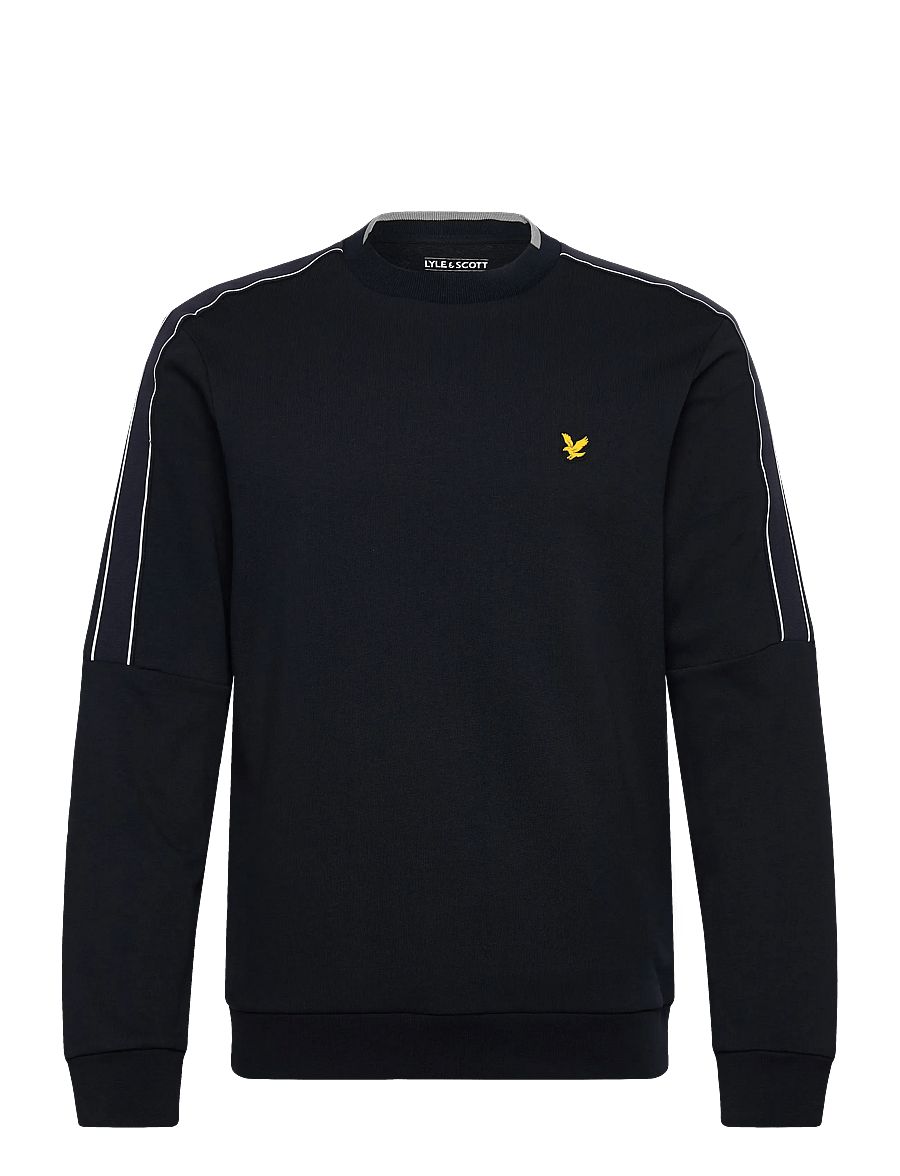 Lyle & Scott Sport - Tape Crew Neck - sweaters - z271 dark navy - 1