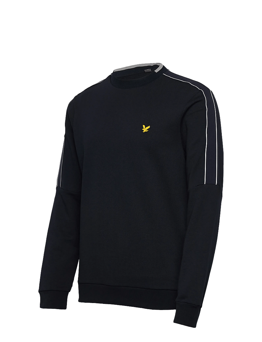 Lyle & Scott Sport - Tape Crew Neck - sweaters - z271 dark navy - 3
