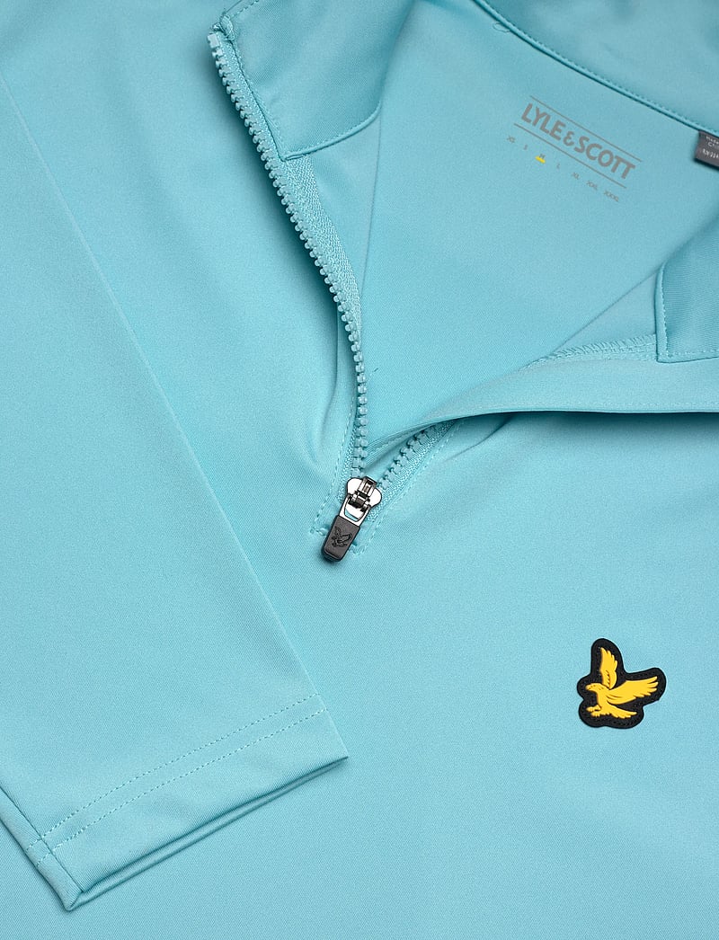 Lyle & Scott Sport - Golf Core Quarter Zip Midlayer - fleece & midlayer - 661 aquamarine blue - 2
