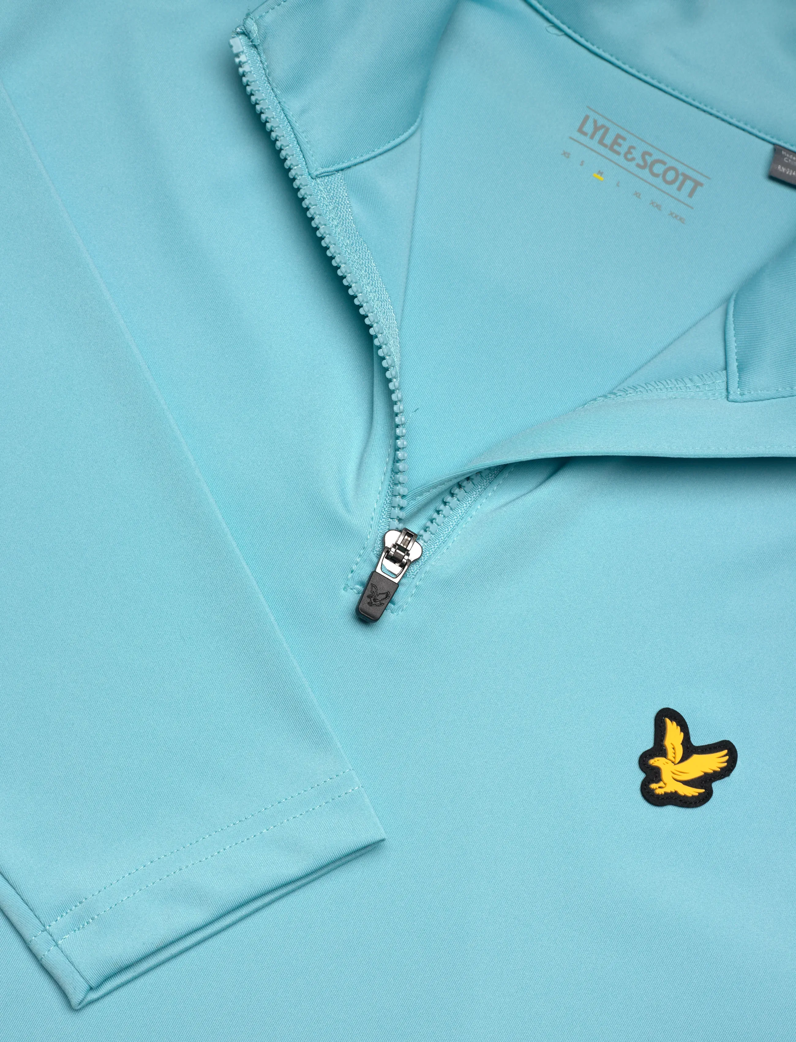 Lyle & Scott Sport - Golf Core Quarter Zip Midlayer - fleece & mellanlager - 661 aquamarine blue - 2