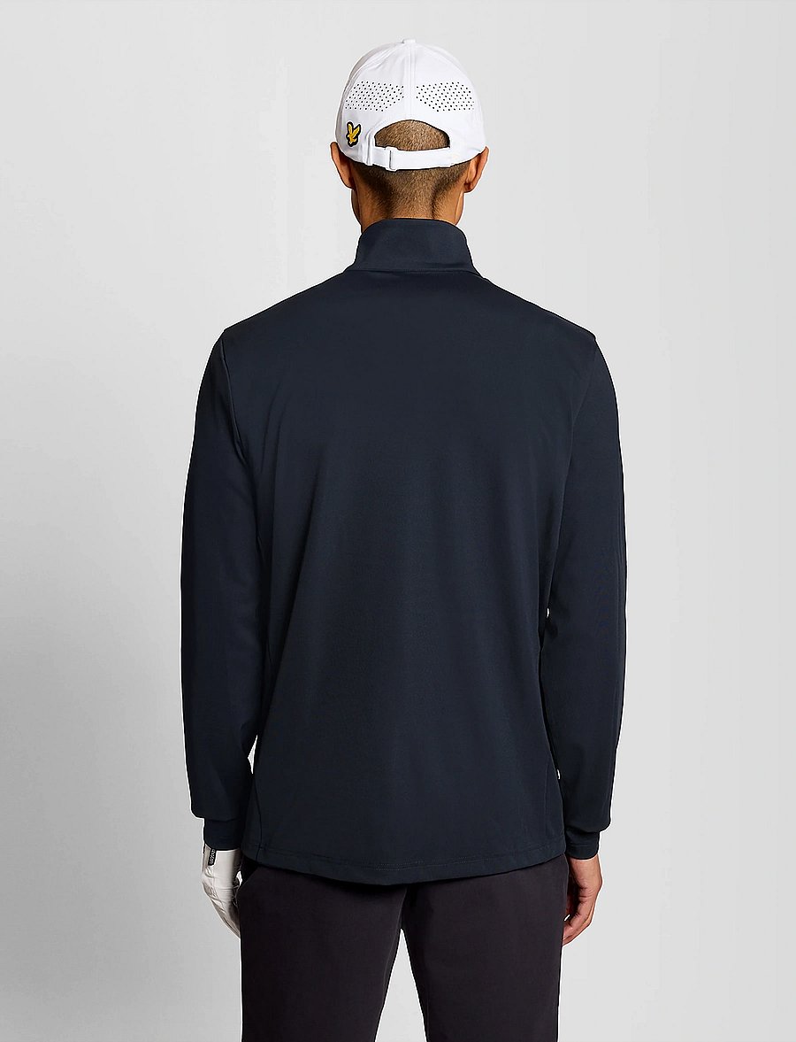 Lyle & Scott Sport - Golf Core Quarter Zip Midlayer - fleece & midlayer - z271 dark navy - 3