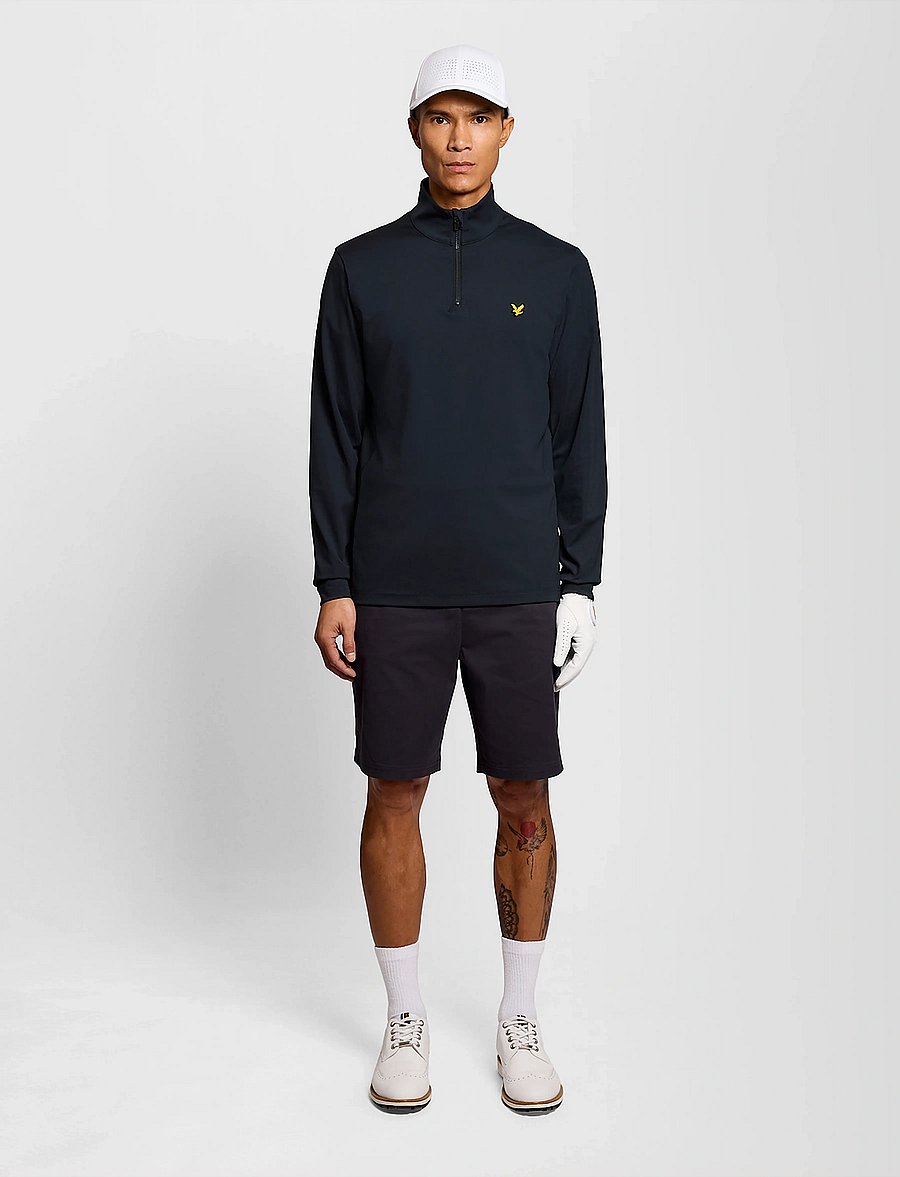 Lyle & Scott Sport - Golf Core Quarter Zip Midlayer - fleece & midlayer - z271 dark navy - 4