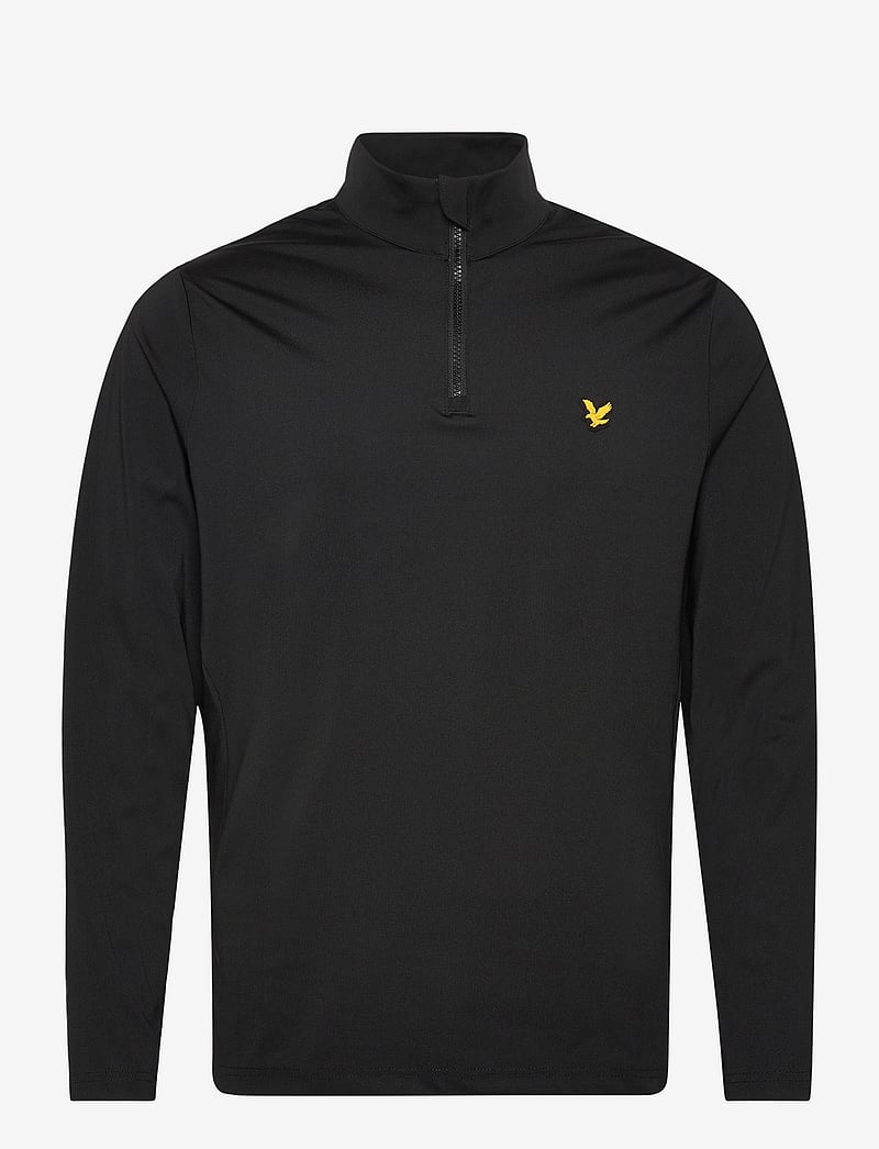 Lyle & Scott Sport - Golf Core Quarter Zip Midlayer - fleece & midlayer - z865 jet black - 1