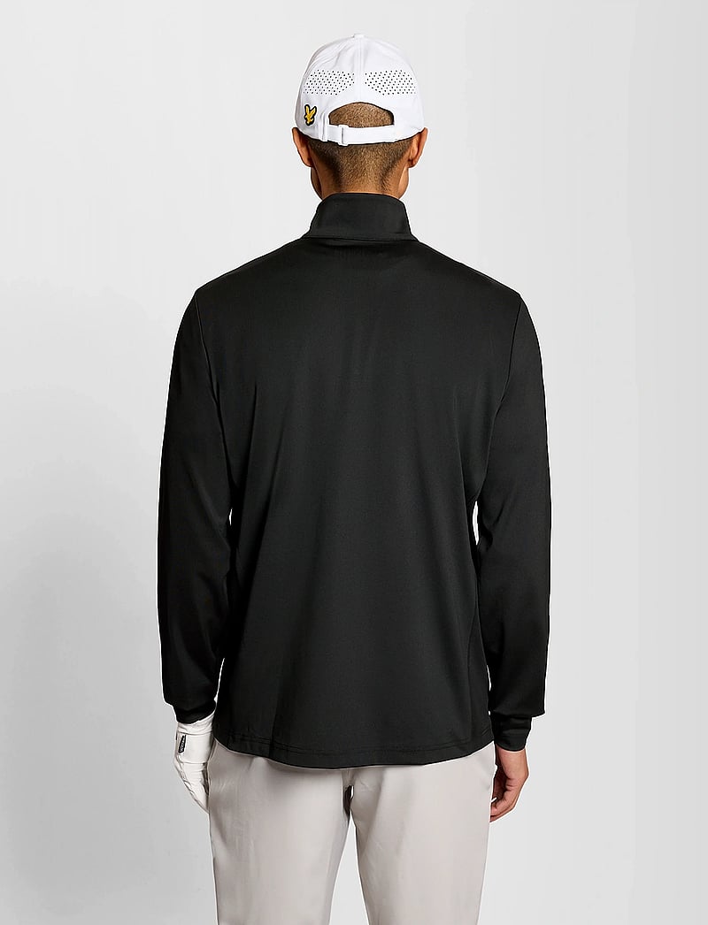 Lyle & Scott Sport - Golf Core Quarter Zip Midlayer - fleece & midlayer - z865 jet black - 3