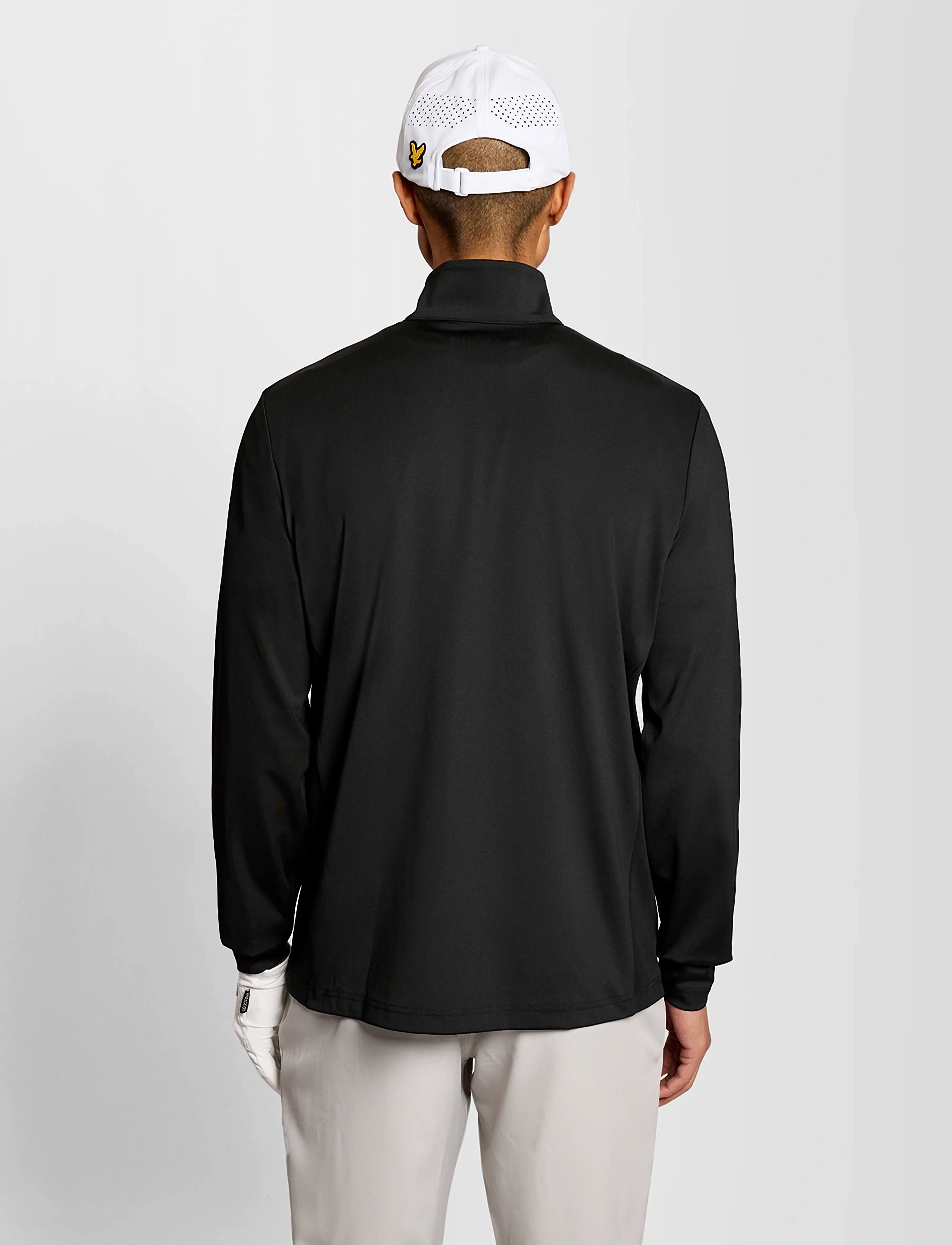 Lyle & Scott Sport - Golf Core Quarter Zip Midlayer - fleece & mellanlager - z865 jet black - 3