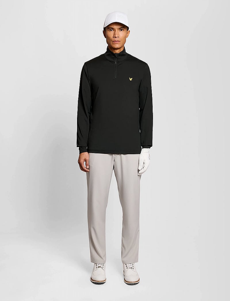 Lyle & Scott Sport - Golf Core Quarter Zip Midlayer - fleece & midlayer - z865 jet black - 4