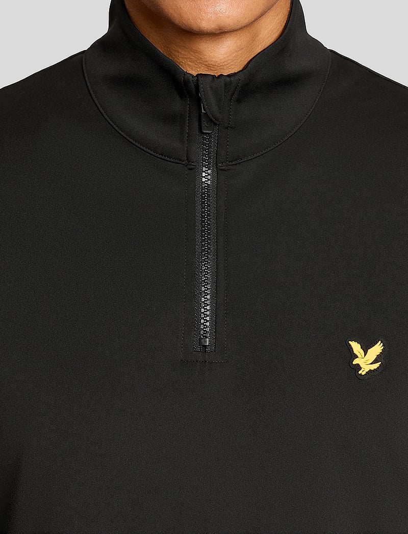 Lyle & Scott Sport - Golf Core Quarter Zip Midlayer - fleece & midlayer - z865 jet black - 5