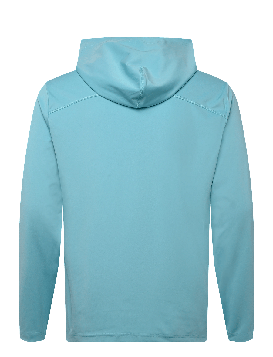Lyle & Scott Sport - Golf Core Midlayer Hoodie - oberteile - 661 aquamarine blue - 1