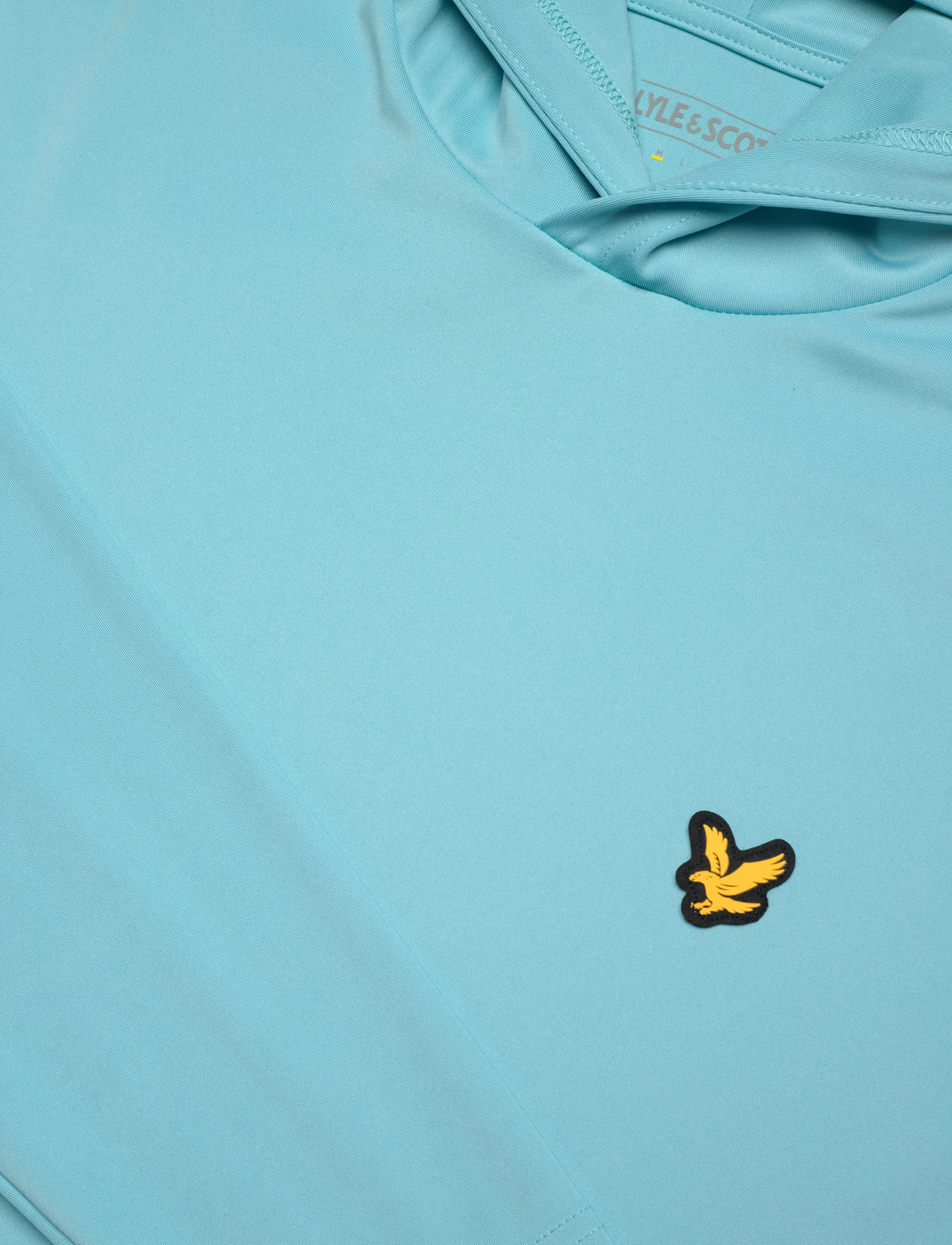 Lyle & Scott Sport - Golf Core Midlayer Hoodie - huvtröjor - 661 aquamarine blue - 2