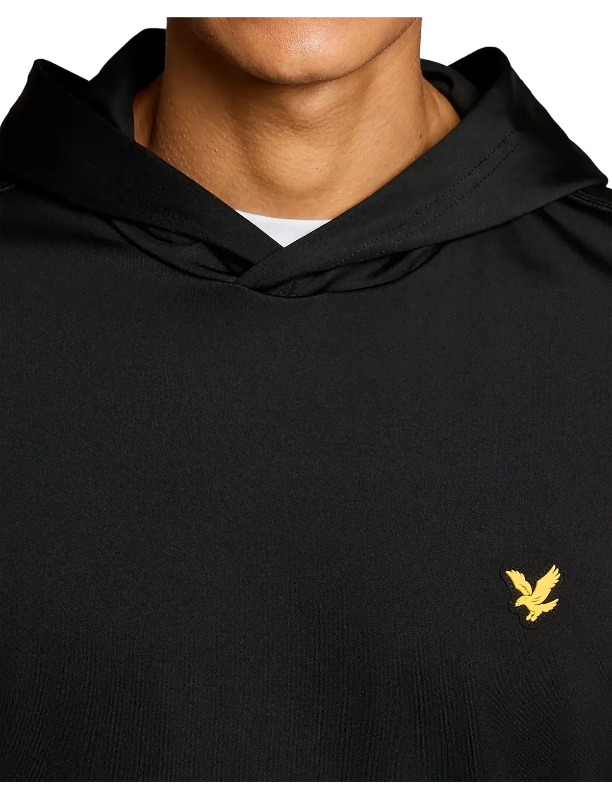 Lyle & Scott Sport - Golf Core Midlayer Hoodie - tops - z865 jet black - 5