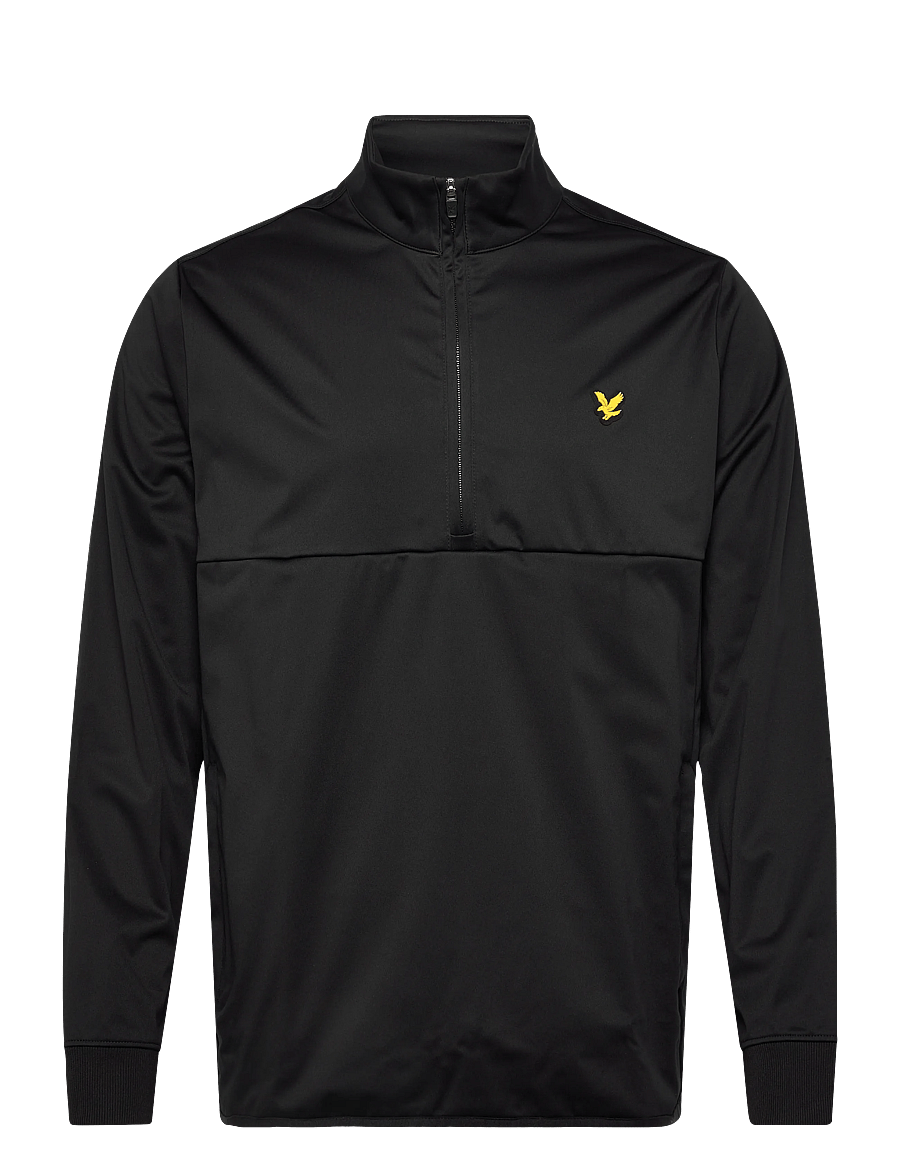 Lyle & Scott Sport - Golf Half Zip Windjammer Midlayer - kampsunid ja vahekihid - z865 jet black - 0