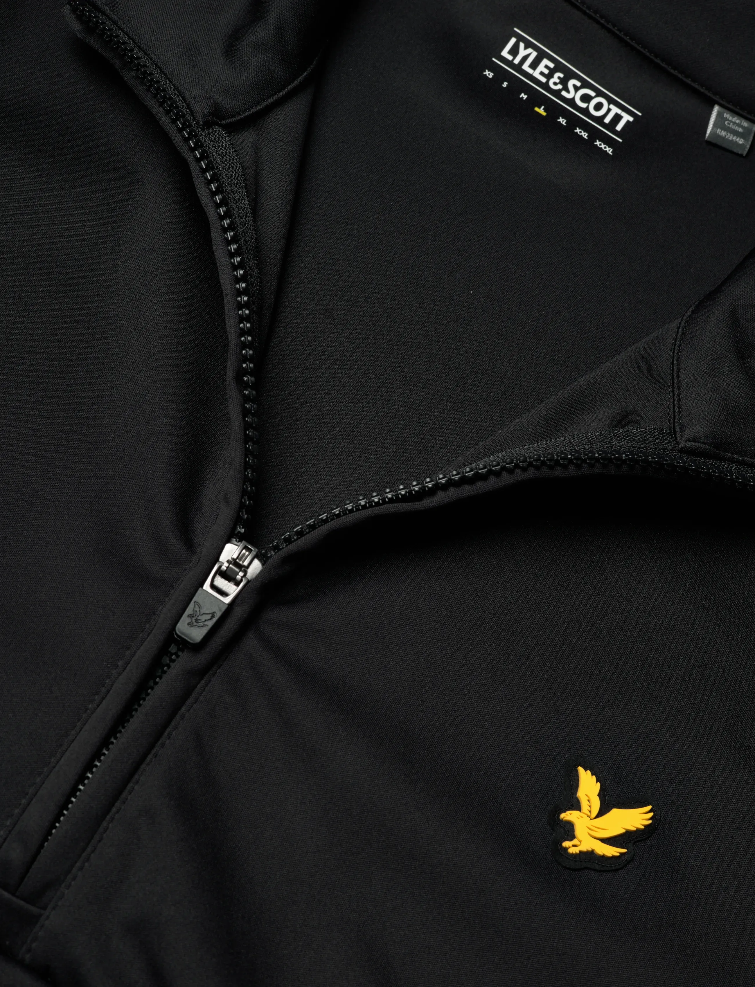 Lyle & Scott Sport - Golf Half Zip Windjammer Midlayer - fleece & mellanlager - z865 jet black - 2