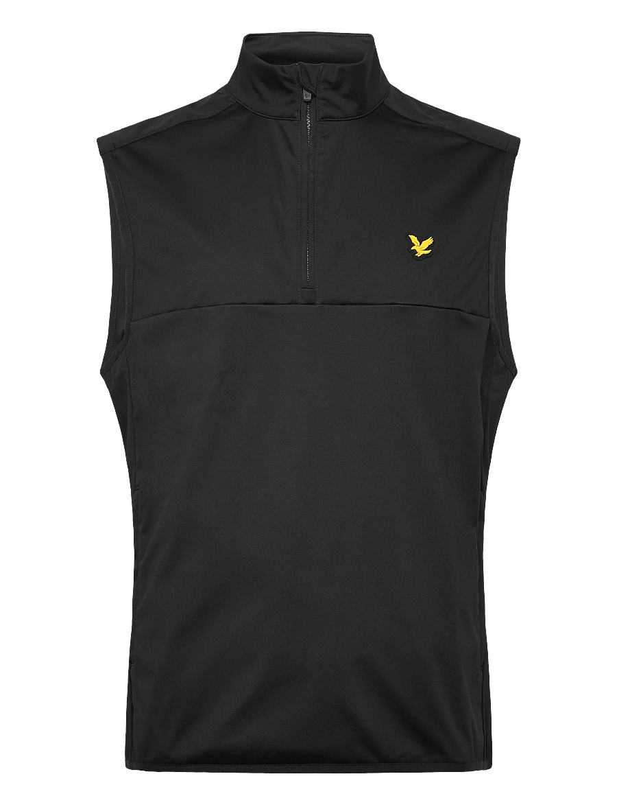 Lyle & Scott Sport - Golf Half Zip Windjammer Gilet - veste - z865 jet black - 0