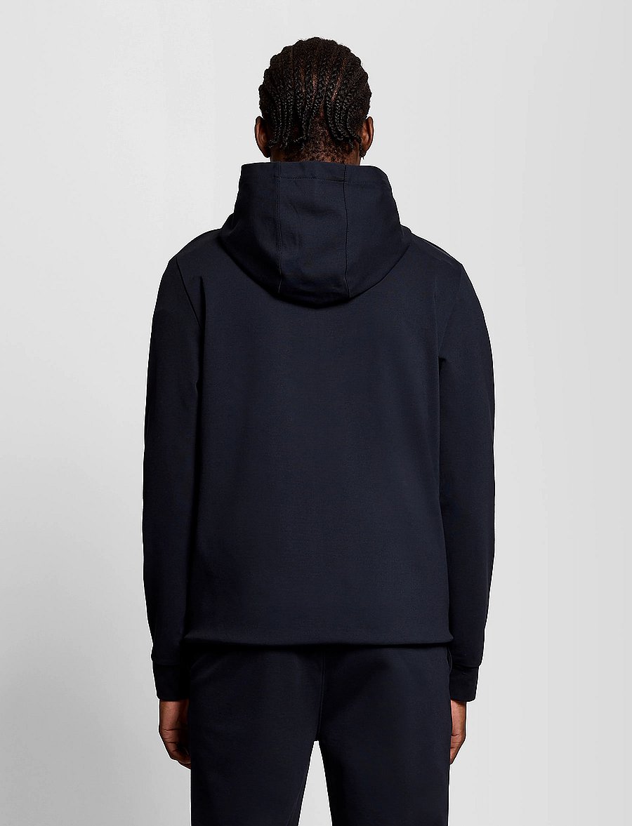 Lyle & Scott Sport - Fly Fleece Full-Zip Hoodie - sweatshirts - dark navy - 3