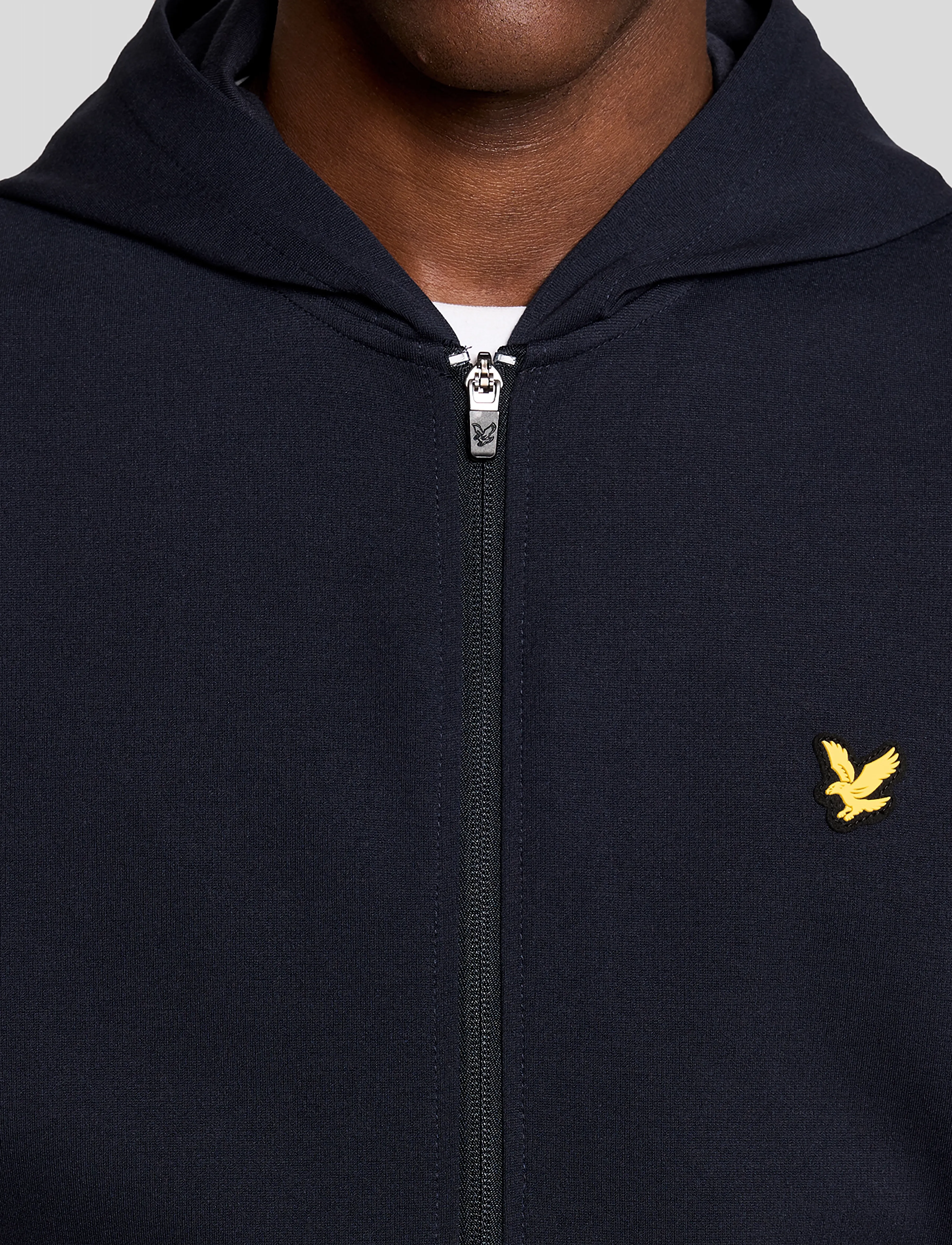 Lyle & Scott Sport - Fly Fleece Full-Zip Hoodie - sweatshirts - dark navy - 5