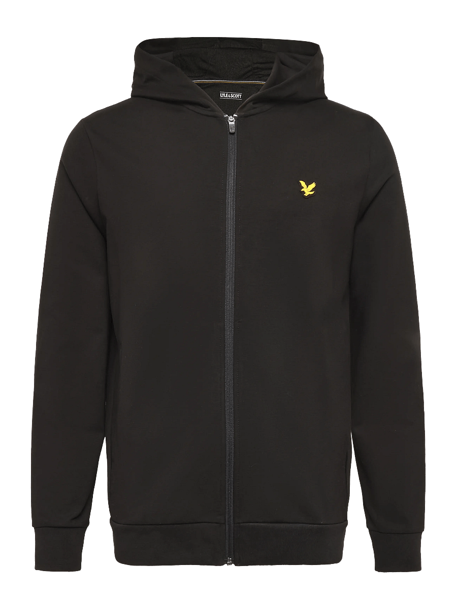 Lyle & Scott Sport - Fly Fleece Full-Zip Hoodie - jet black - 0