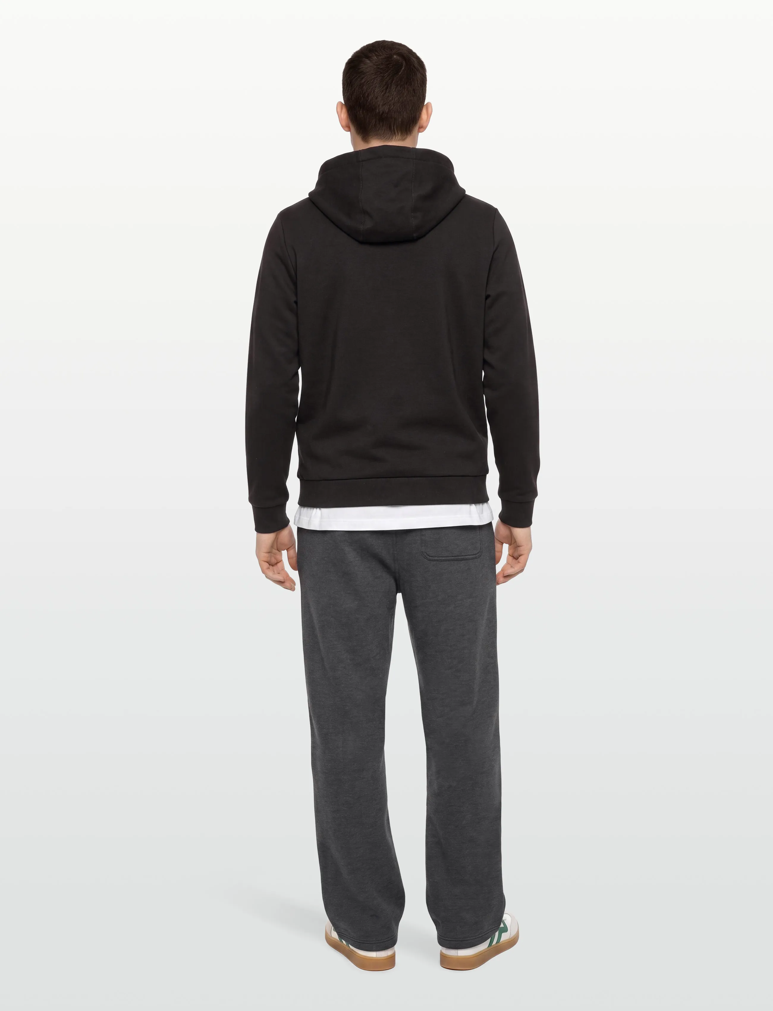 Lyle & Scott Sport - Fly Fleece Full-Zip Hoodie - sweatshirts - jet black - 4