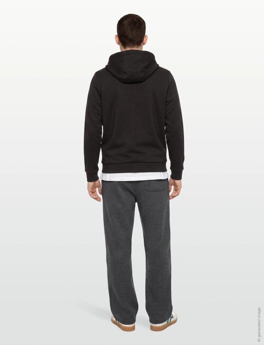 Lyle & Scott Sport - Fly Fleece Full-Zip Hoodie - sweatshirts - jet black - 4