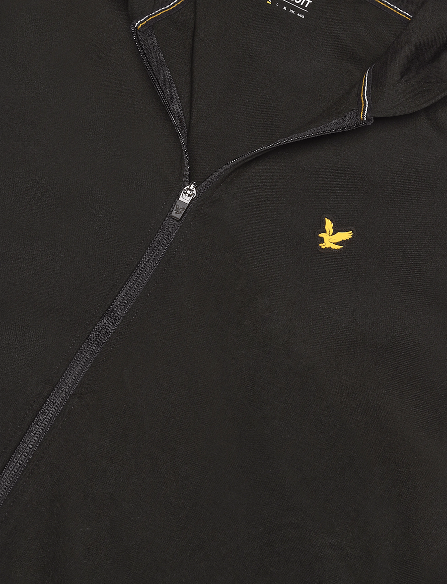 Lyle & Scott Sport - Fly Fleece Full-Zip Hoodie - jet black - 2