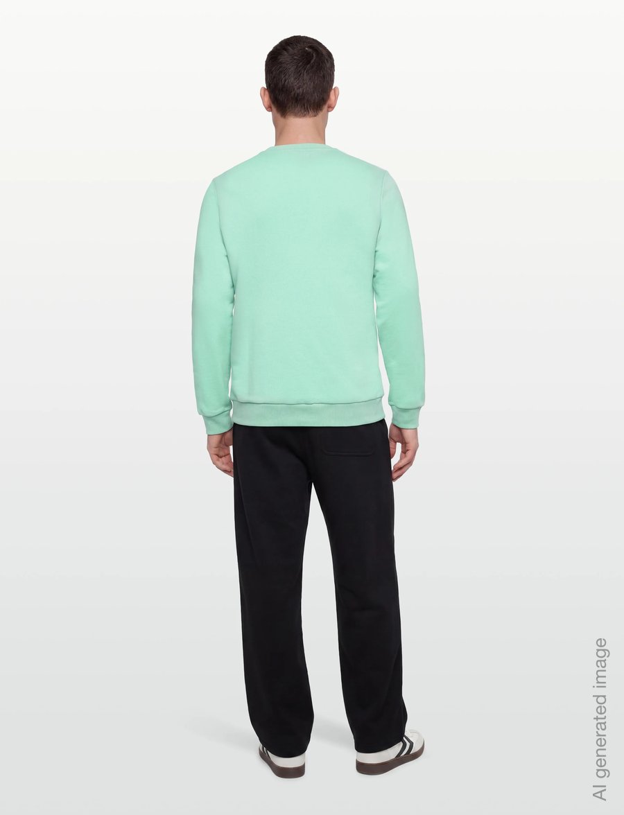 Lyle & Scott Sport - Jacquard Tape Crew Neck - sweatshirts - cool mint - 4