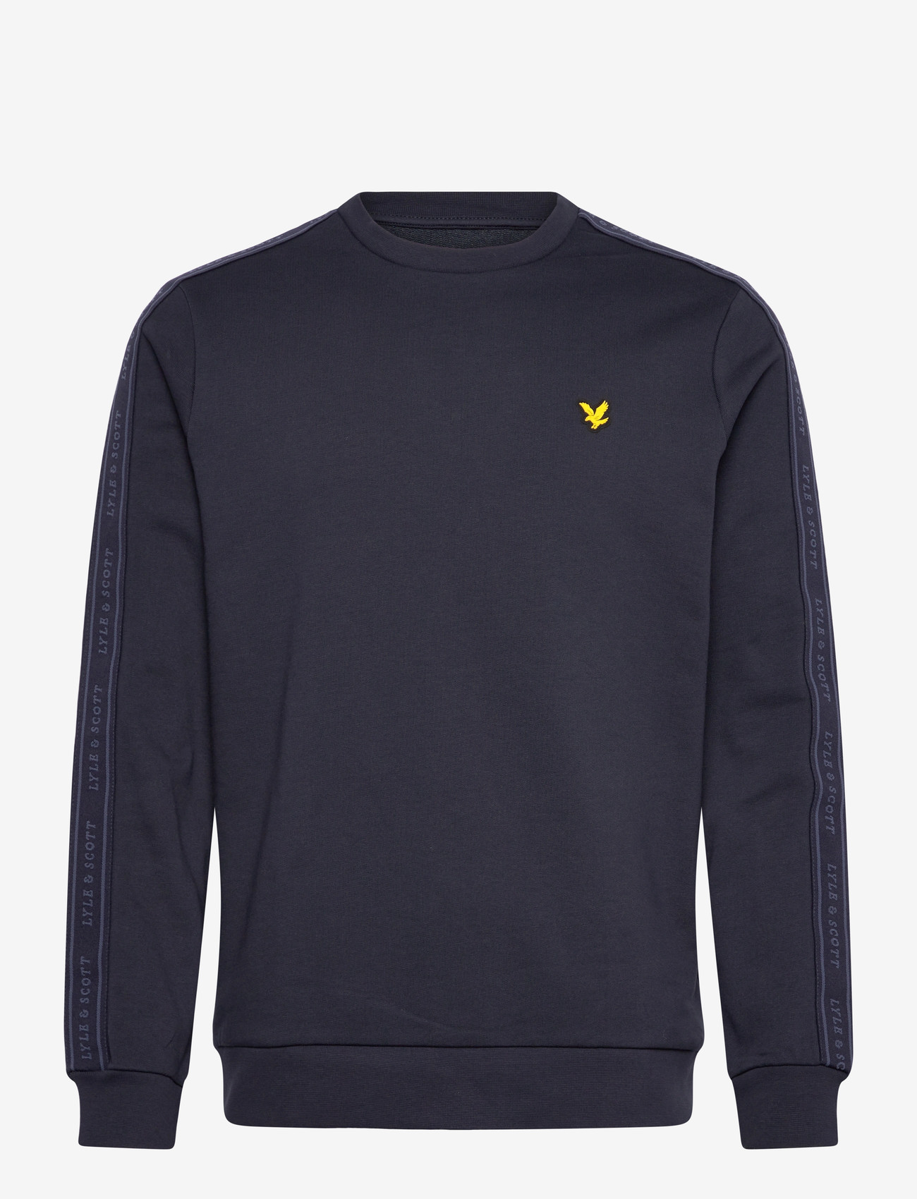 Lyle & Scott Sport - Jacquard Tape Crew Neck - sweatshirts - dark navy - 1
