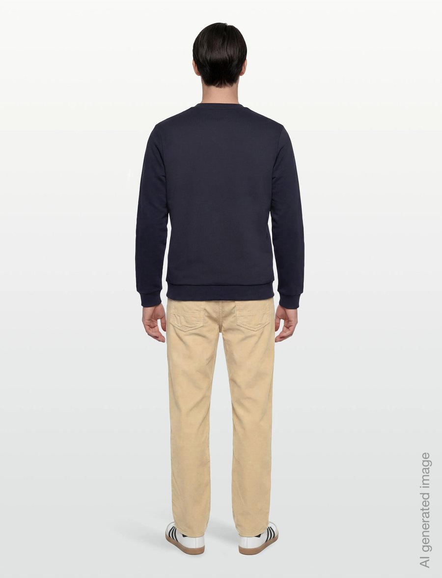 Lyle & Scott Sport - Jacquard Tape Crew Neck - sweatshirts - dark navy - 4