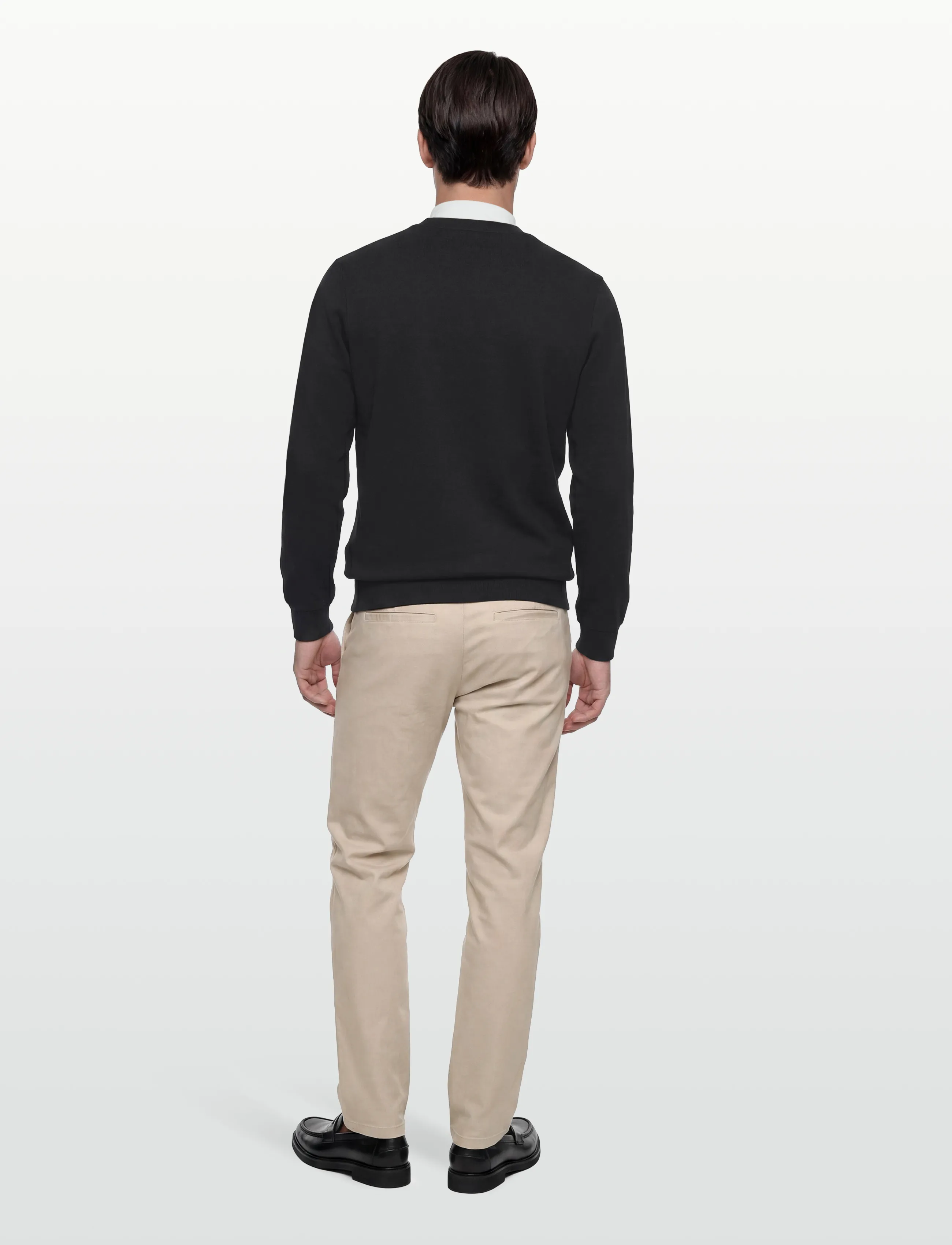 Lyle & Scott Sport - Jacquard Tape Crew Neck - sweatshirts - jet black - 4