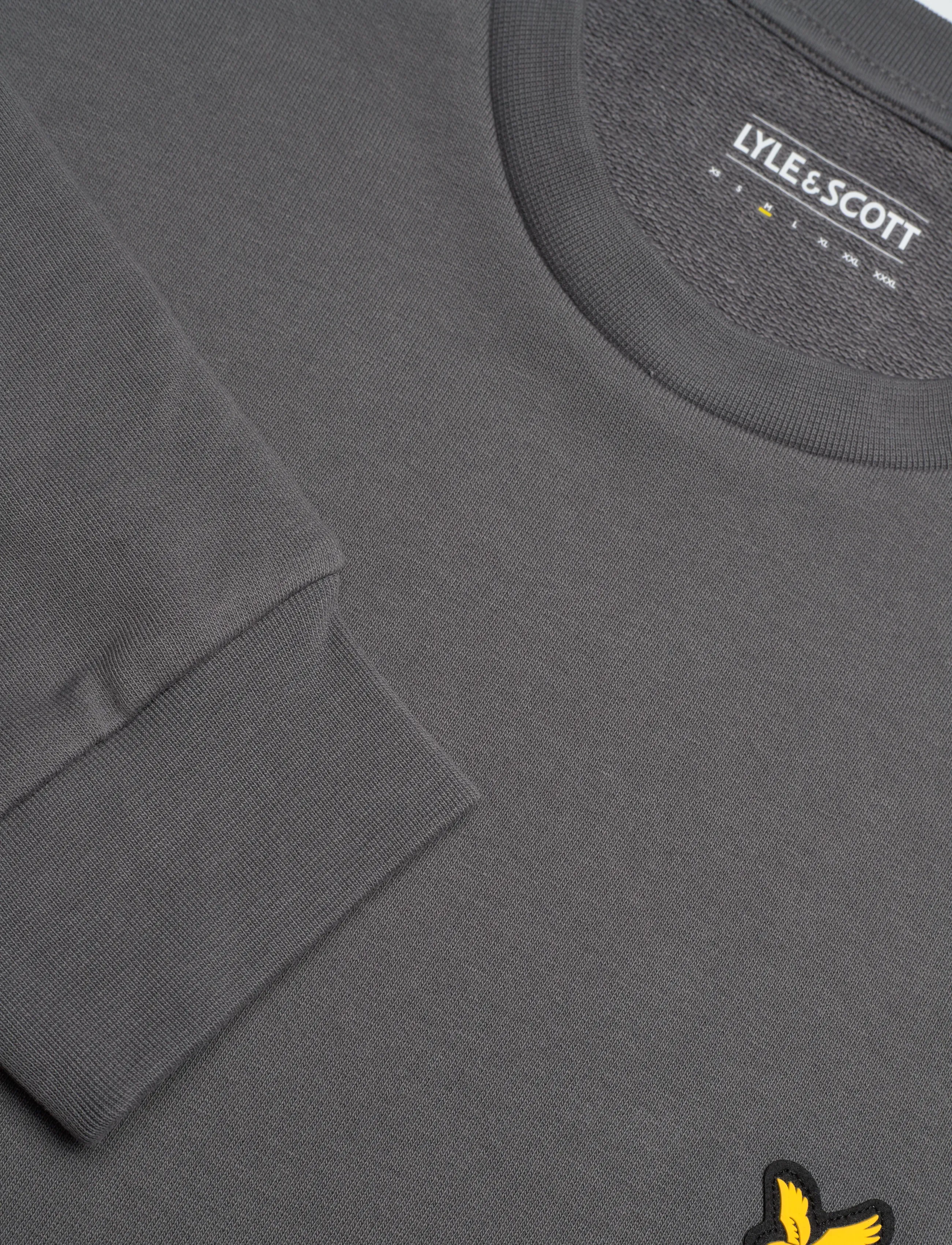 Lyle & Scott Sport - Jacquard Tape Crew Neck - sweatshirts - mercury grey - 5
