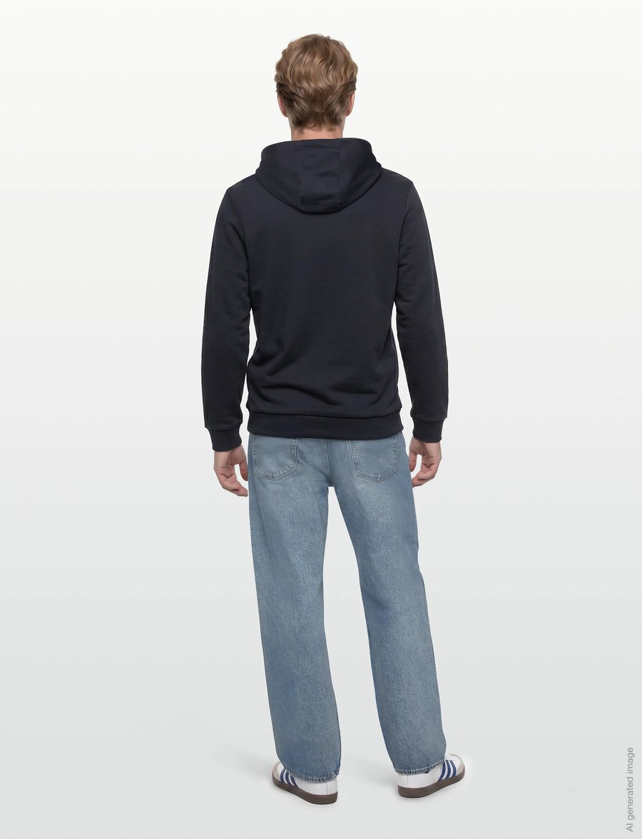 Lyle & Scott Sport - Jacquard Tape Hoodie - oberteile - dark navy - 4