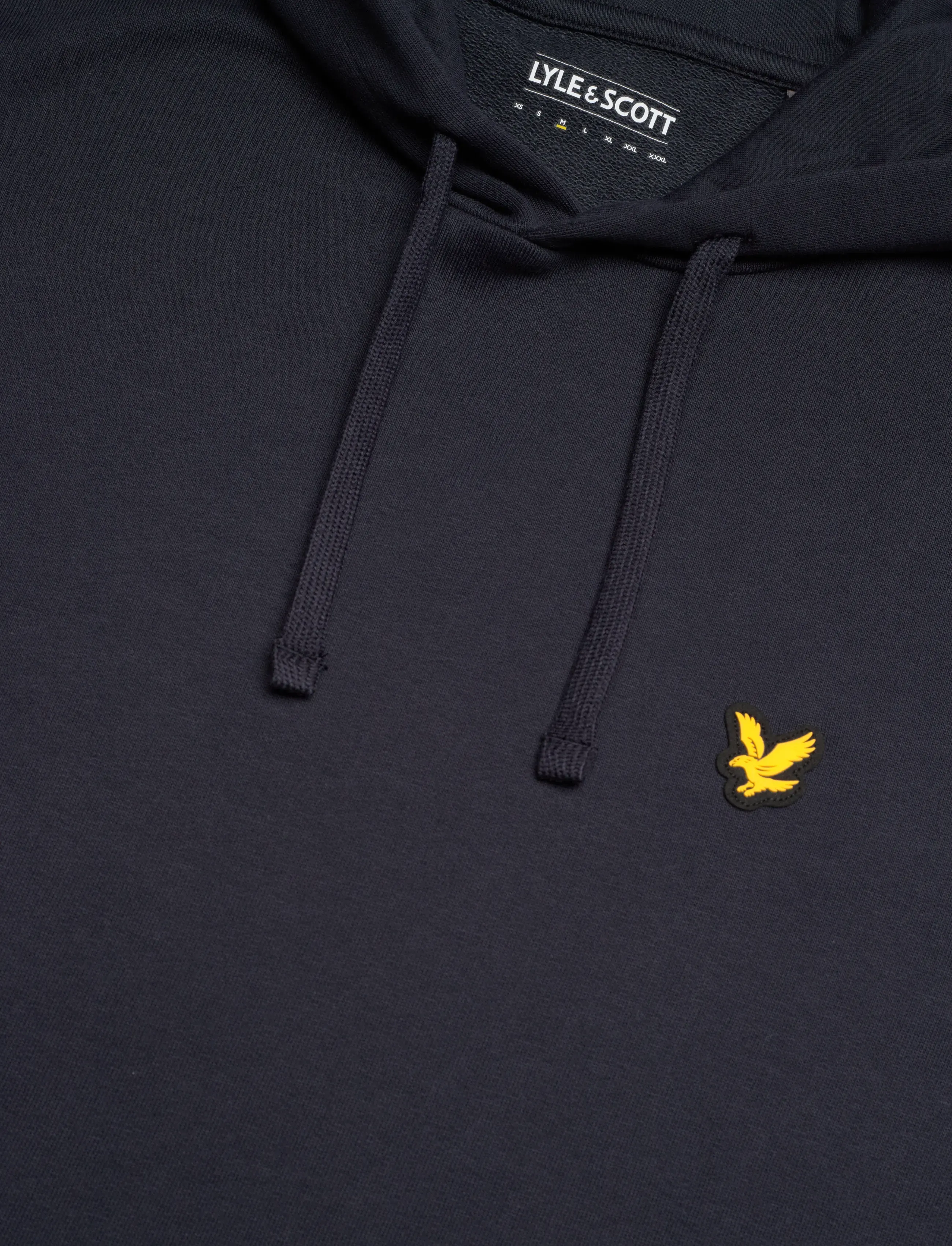 Lyle & Scott Sport - Jacquard Tape Hoodie - toppar - dark navy - 5