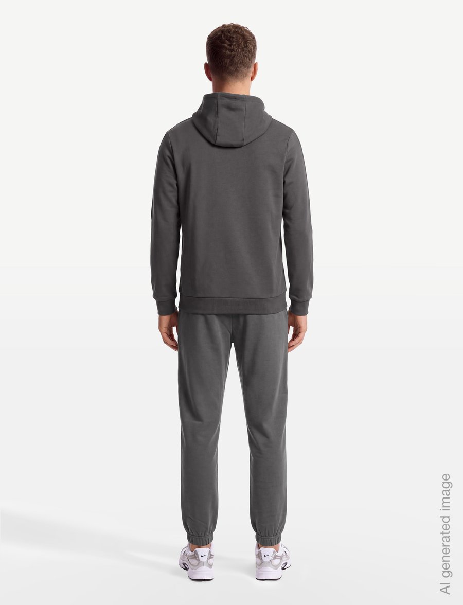 Lyle & Scott Sport - Jacquard Tape Hoodie - huvtröjor - mercury grey - 4