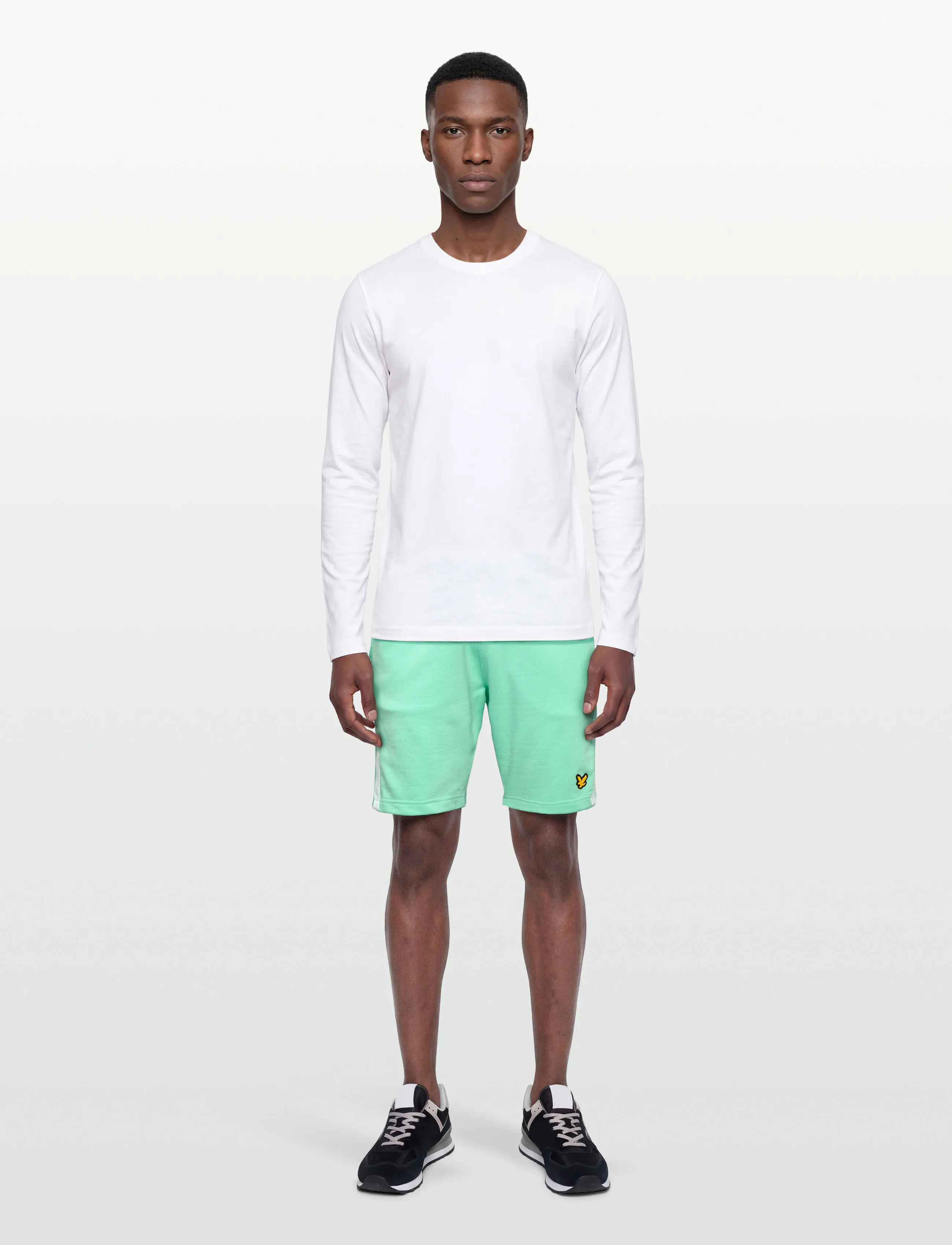 Lyle & Scott Sport - Jacquard Tape Shorts - underdele - cool mint - 0