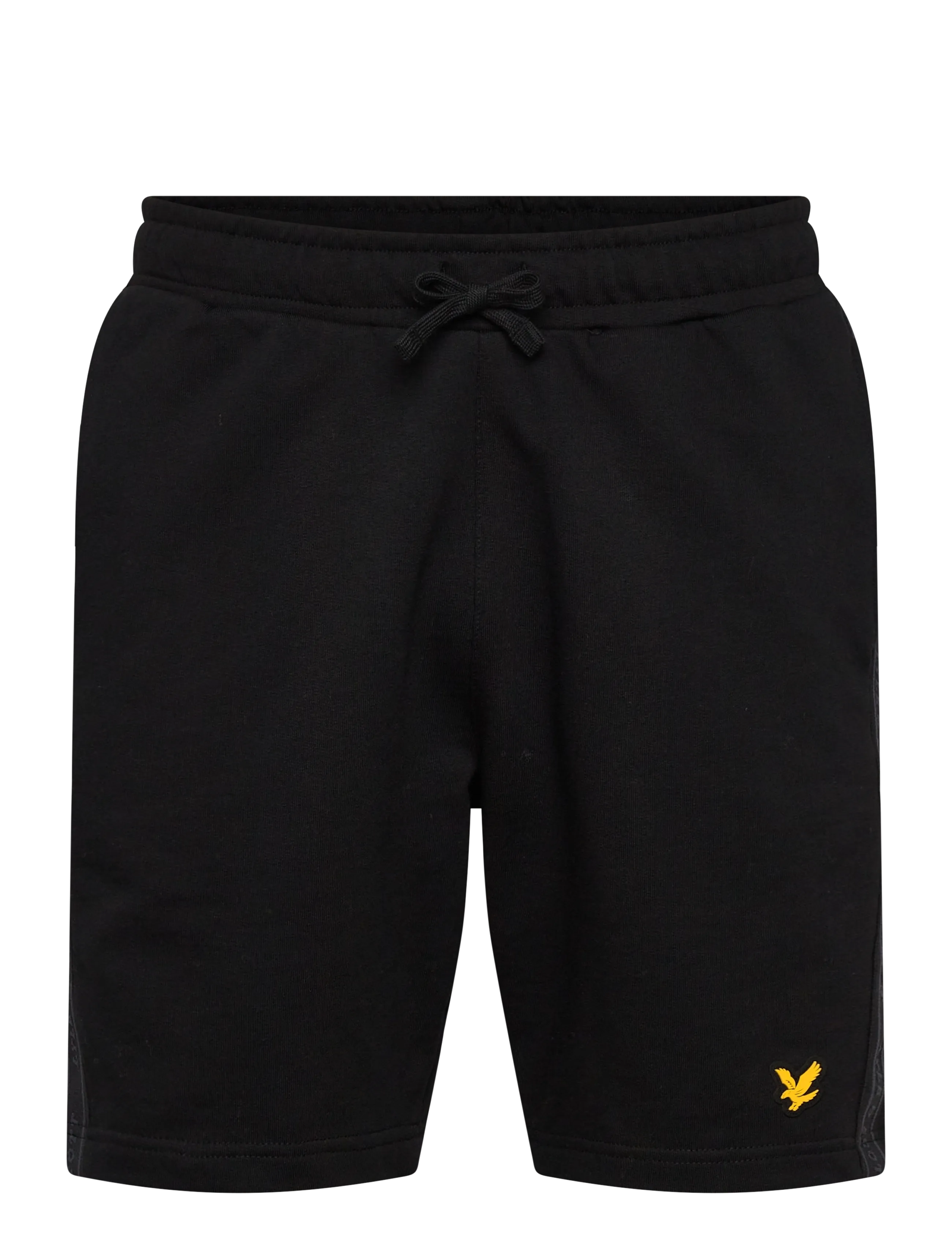Lyle & Scott Sport Jacquard Tape Shorts - Sweat shorts - JET BLACK / black