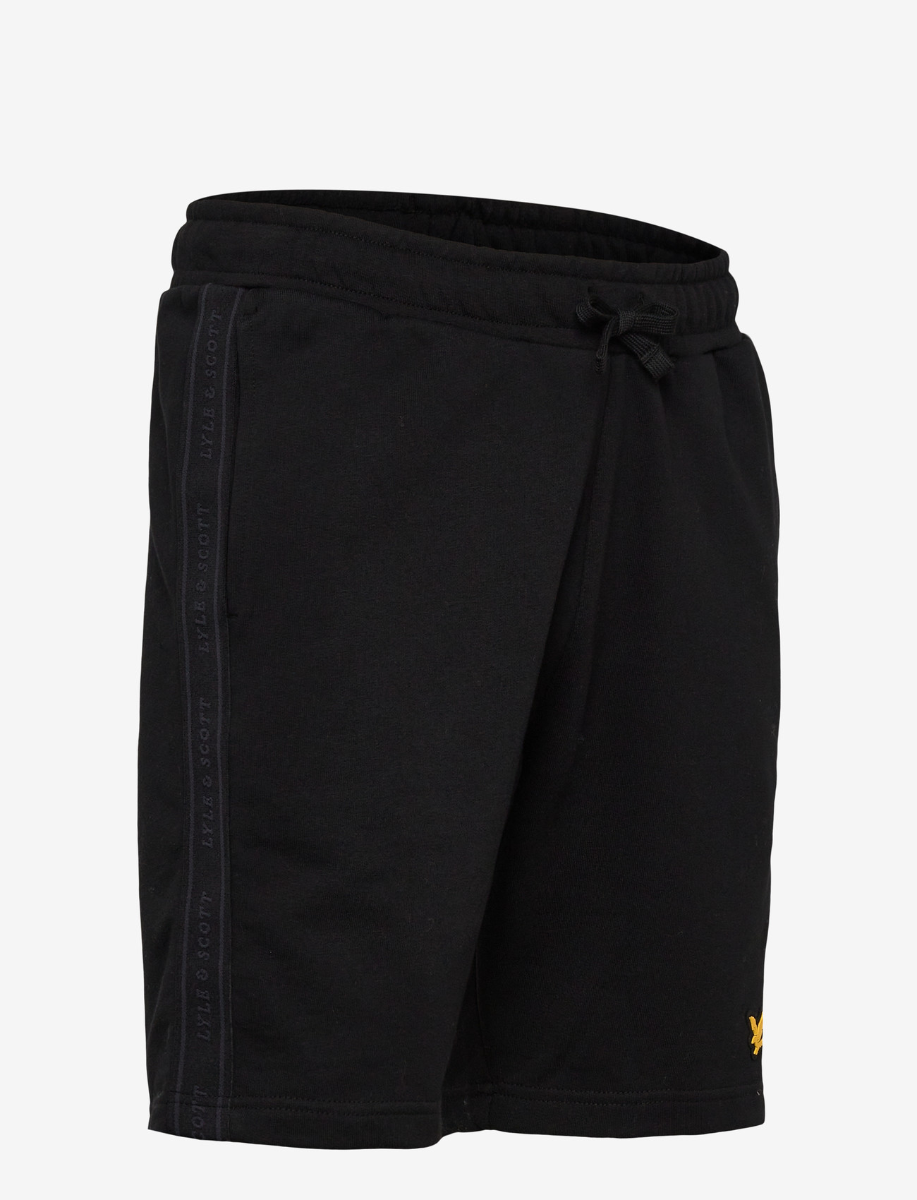 Lyle & Scott Sport - Jacquard Tape Shorts - püksid - jet black - 2