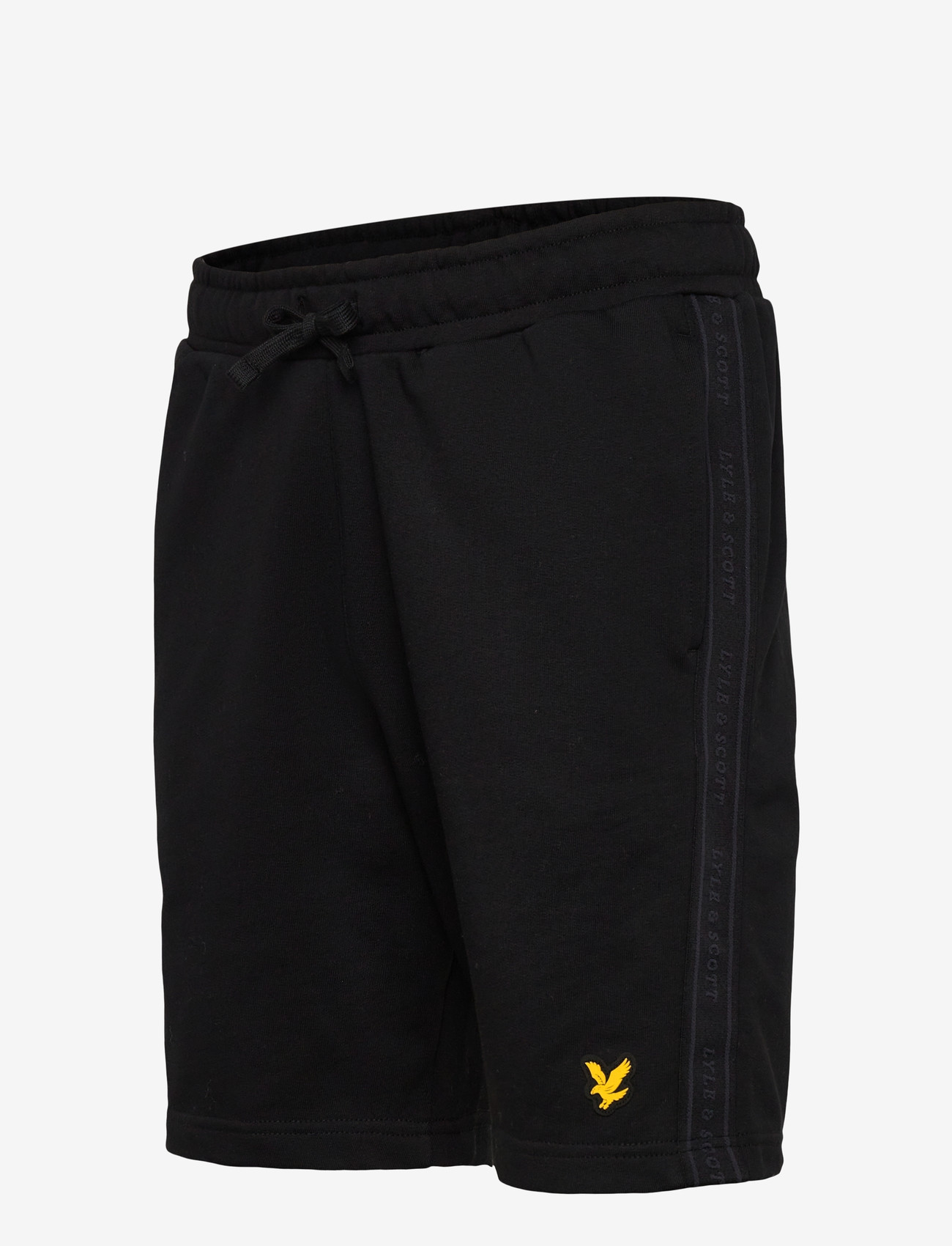 Lyle & Scott Sport - Jacquard Tape Shorts - püksid - jet black - 3