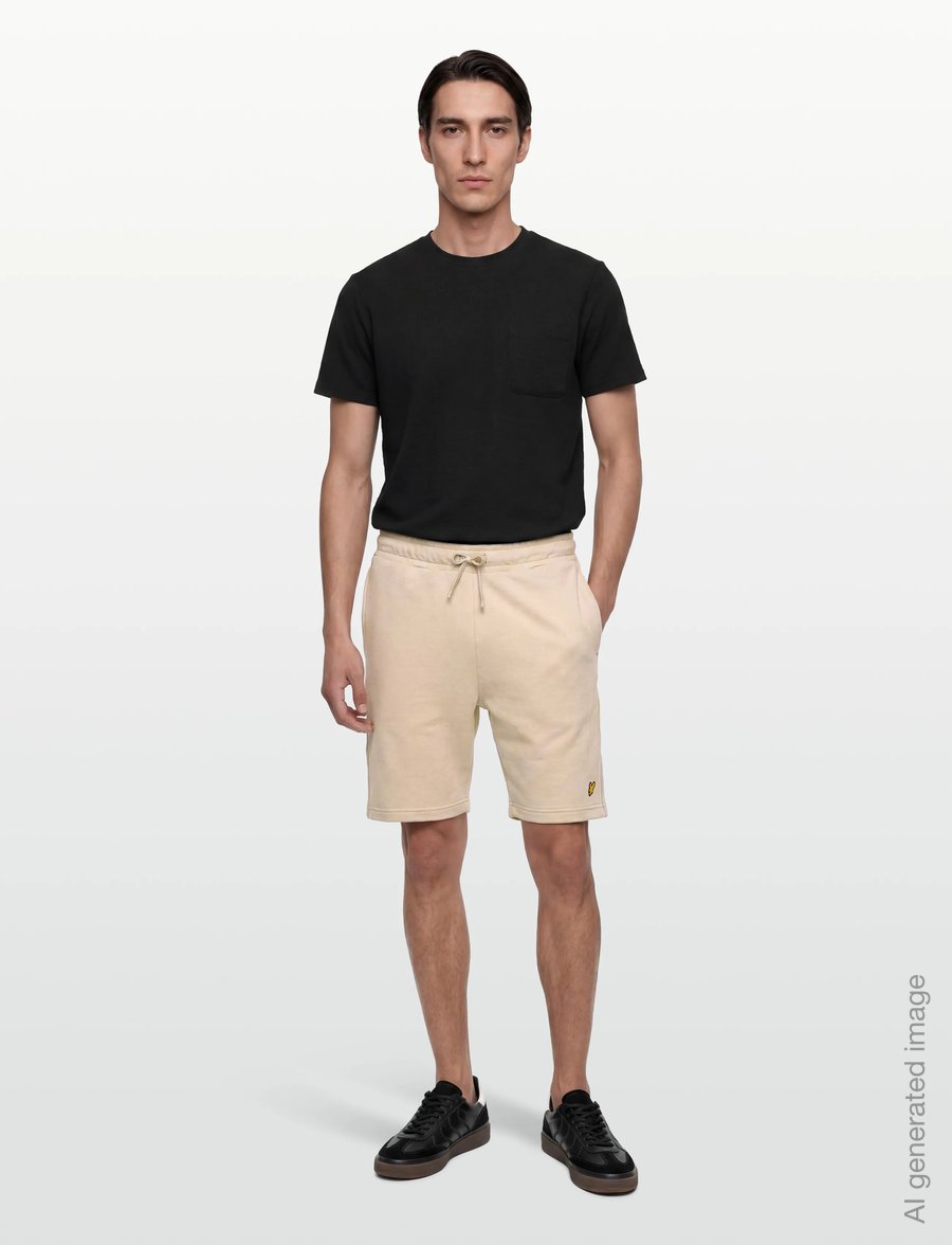 Lyle & Scott Sport - Jacquard Tape Shorts - shorts - viaduct - 0