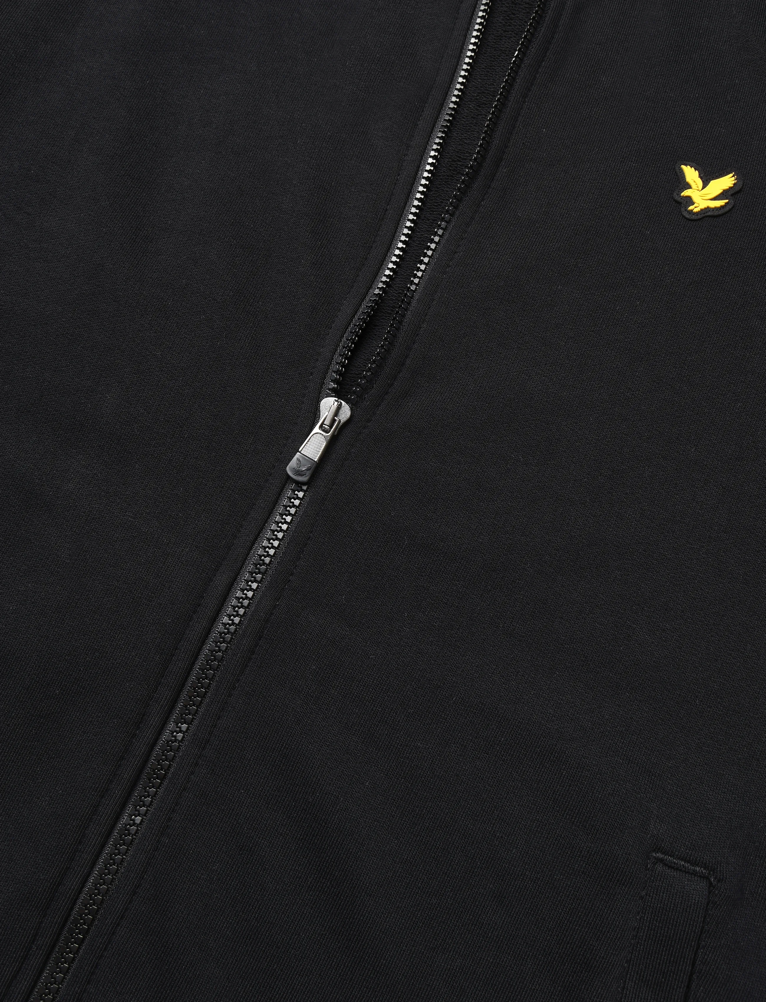 Lyle & Scott Sport - Jacquard Tape Track Top - sportjacken - jet black - 3