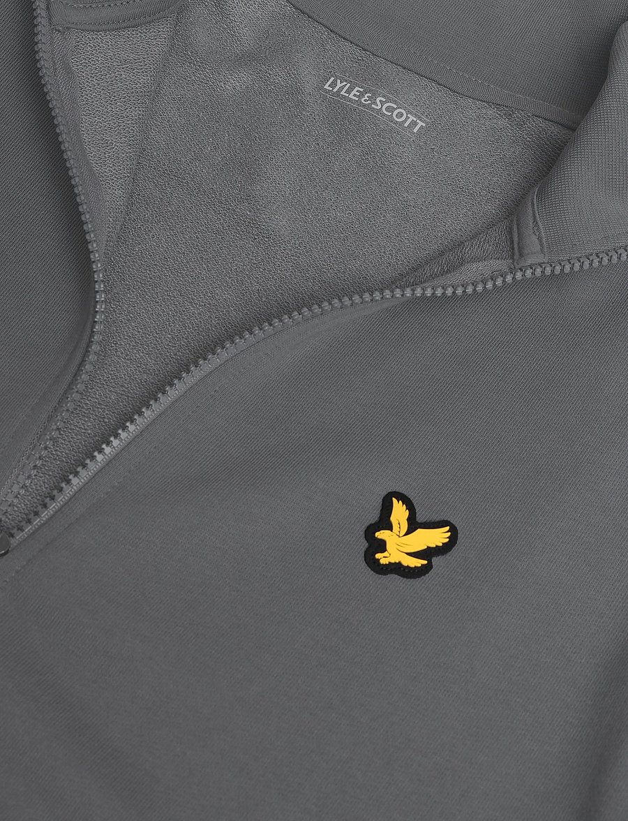 Lyle & Scott Sport - Jacquard Tape Track Top - sportsjakker - mercury grey - 2