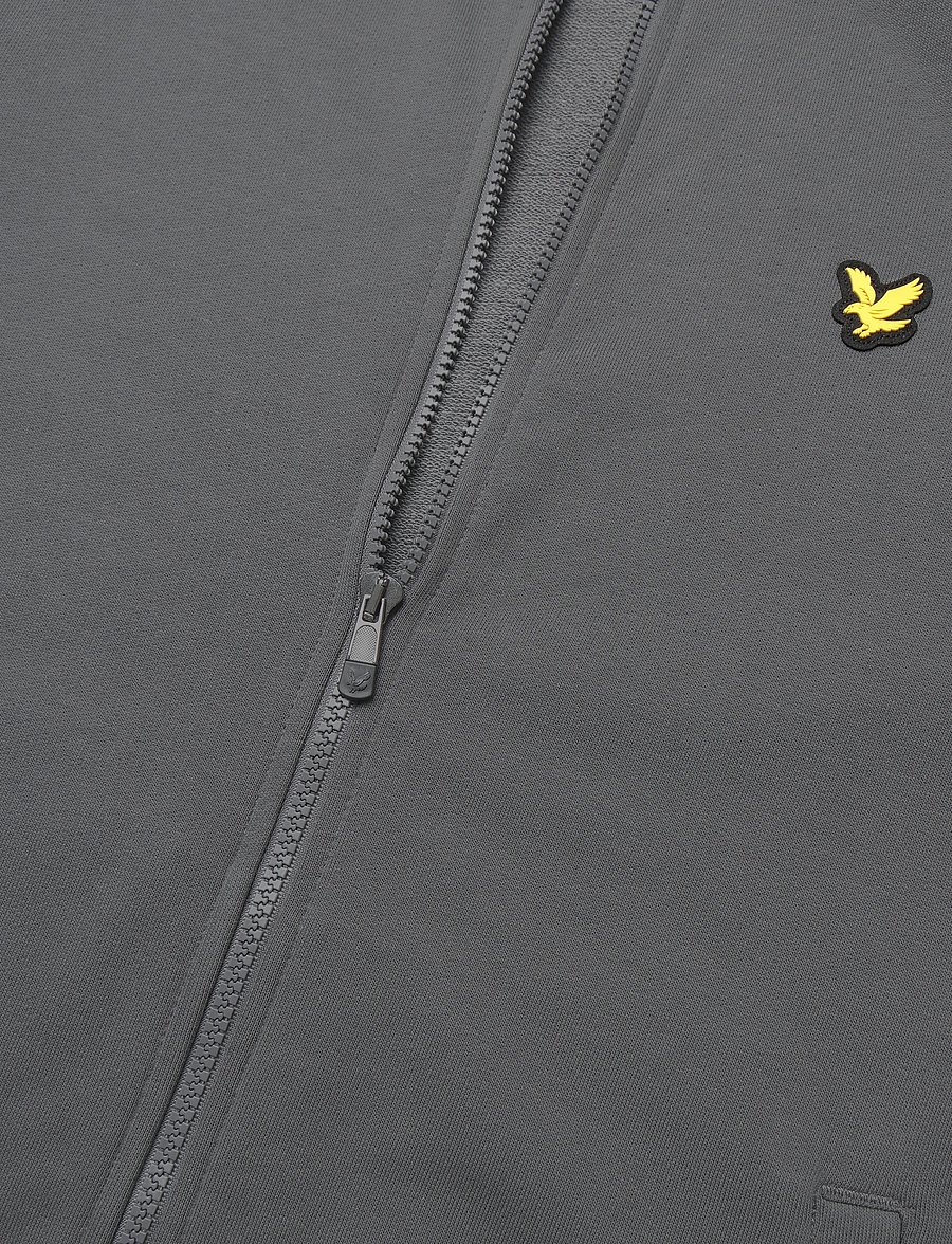 Lyle & Scott Sport - Jacquard Tape Track Top - sportsjakker - mercury grey - 3